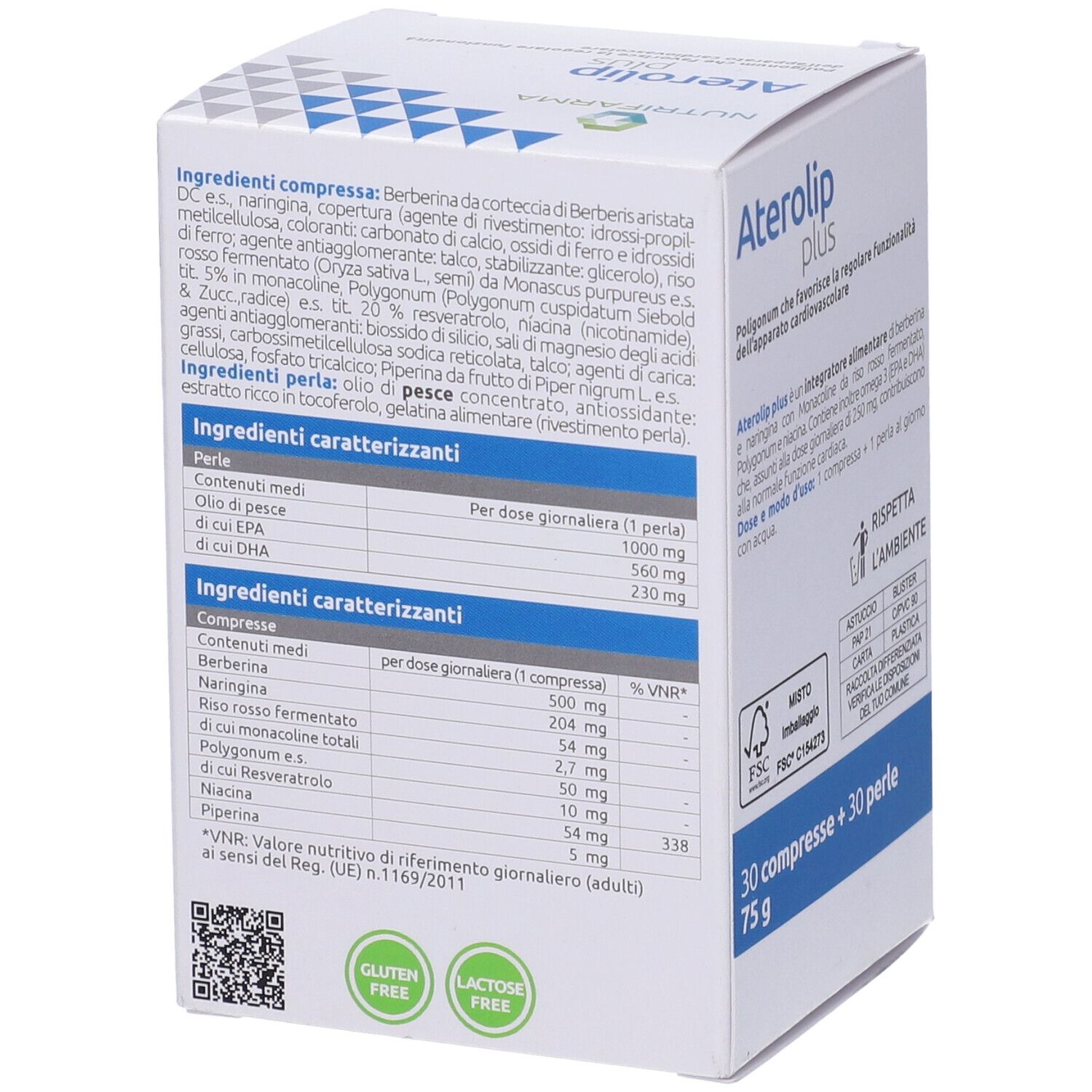 Aterolip Plus 79% 30 Compresse + 30 Perle