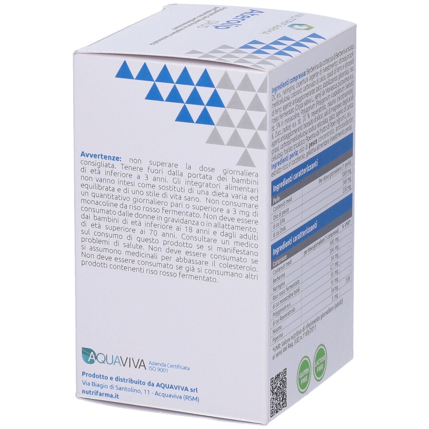 Aterolip Plus 79% 30 Compresse + 30 Perle