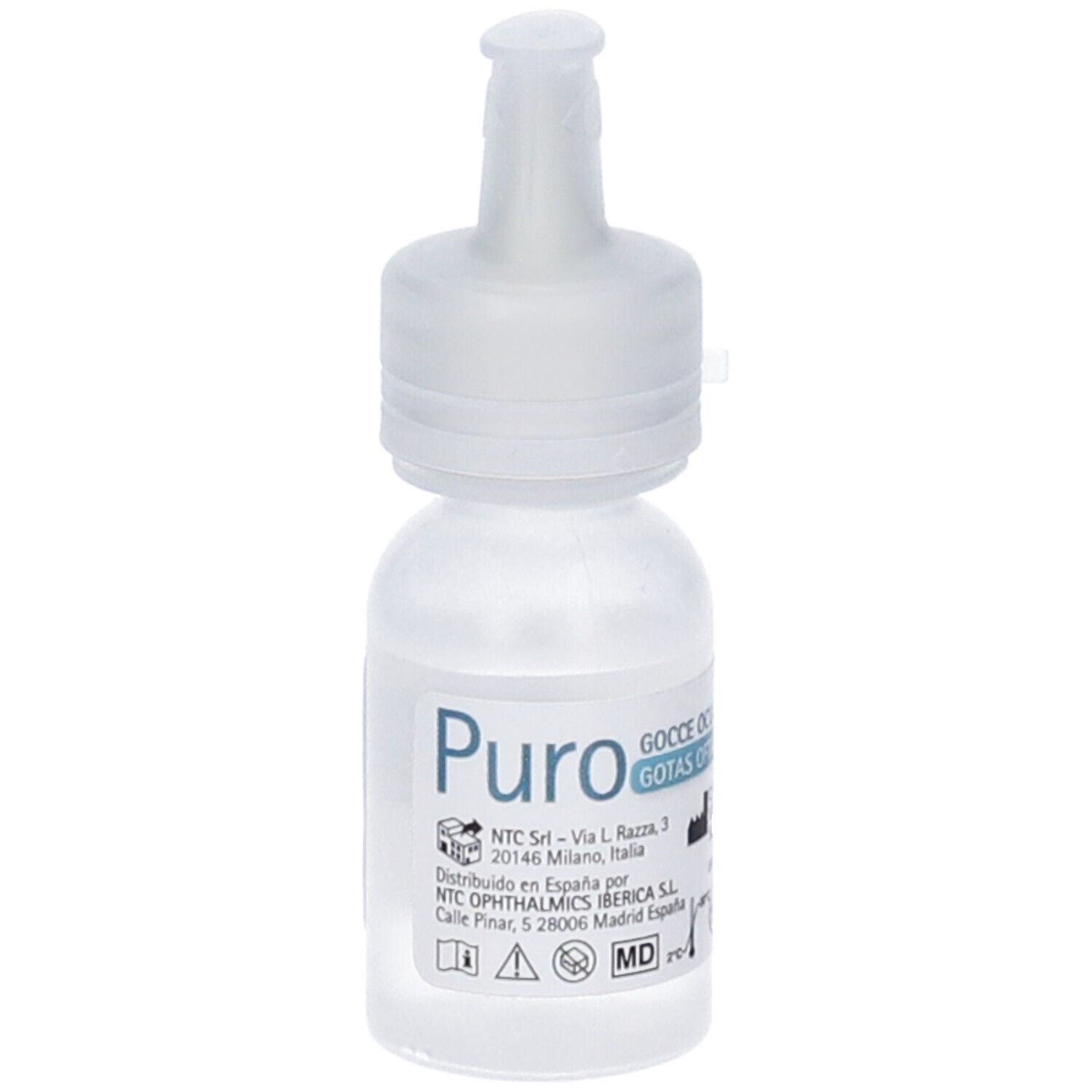 Soluzione Sterile Per Uso Oftalmico Puro Idratante E Lubrificante 0,2% Acido Ialuronico Senza Conservanti 10 Ml