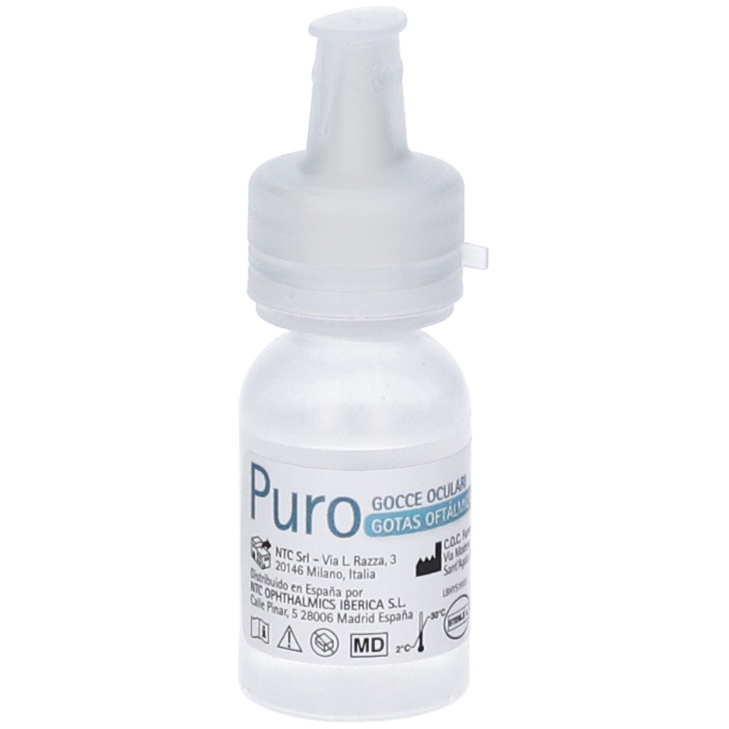Soluzione Sterile Per Uso Oftalmico Puro Idratante E Lubrificante 0,2% Acido Ialuronico Senza Conservanti 10 Ml
