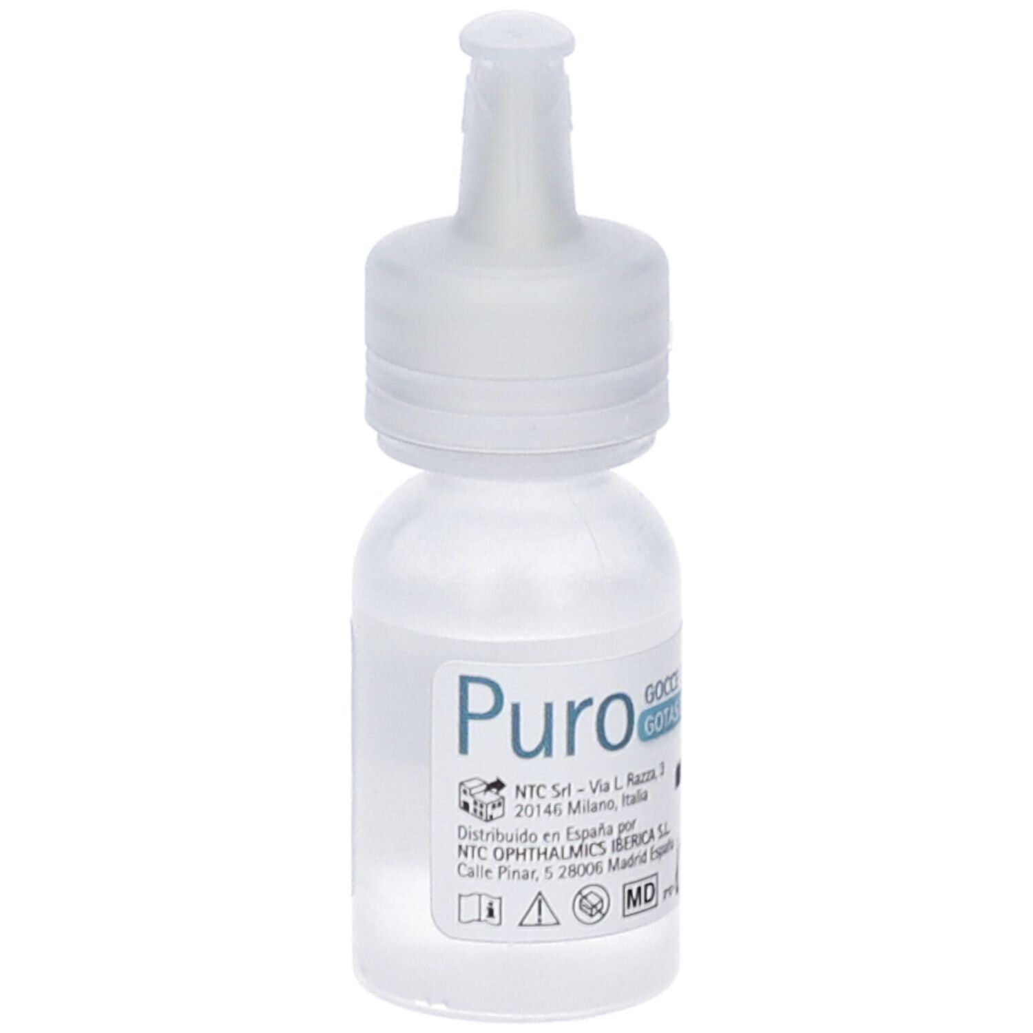 Soluzione Sterile Per Uso Oftalmico Puro Idratante E Lubrificante 0,2% Acido Ialuronico Senza Conservanti 10 Ml