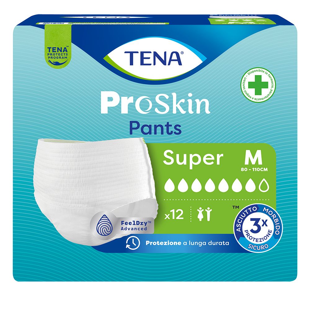 TENA Pants Super M,  mutandine assorbenti per incontinenza