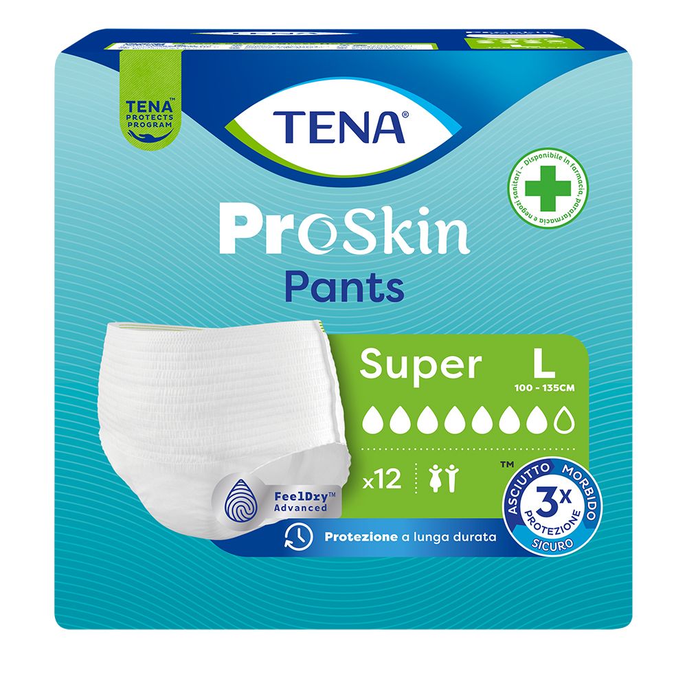 TENA Pants Super L,  mutandine assorbenti per incontinenza