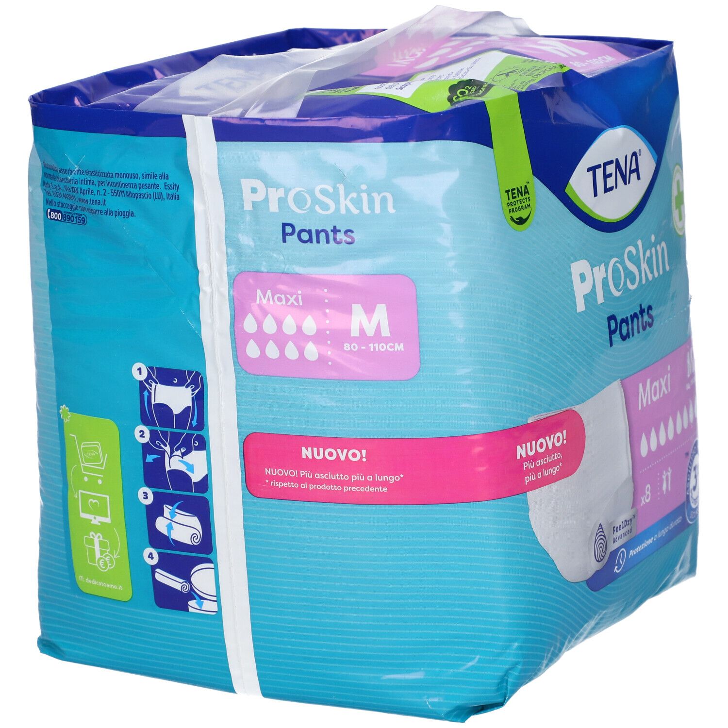 TENA ProSkin Pants Maxi Mutandine Assorbenti Incontinenza Misura M