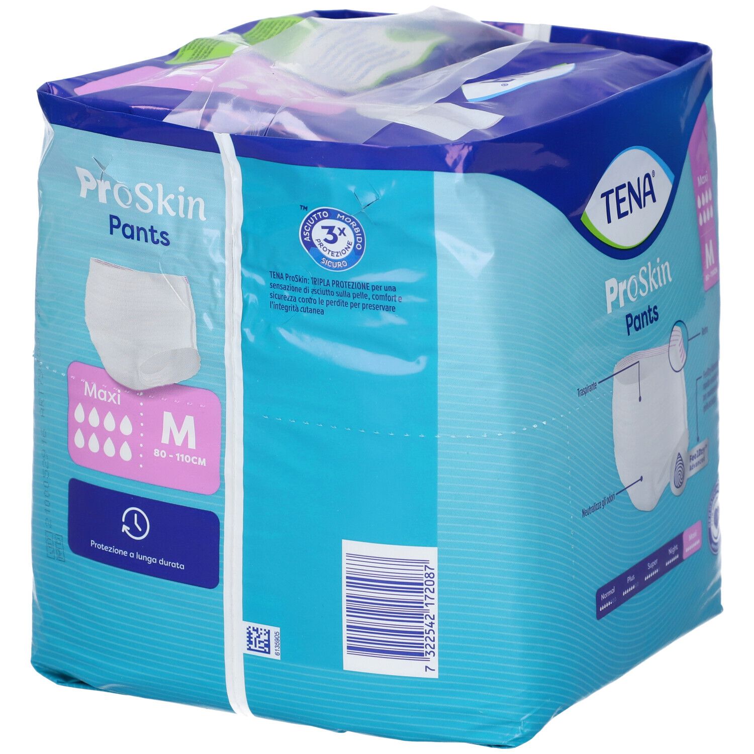 TENA ProSkin Pants Maxi Mutandine Assorbenti Incontinenza Misura M