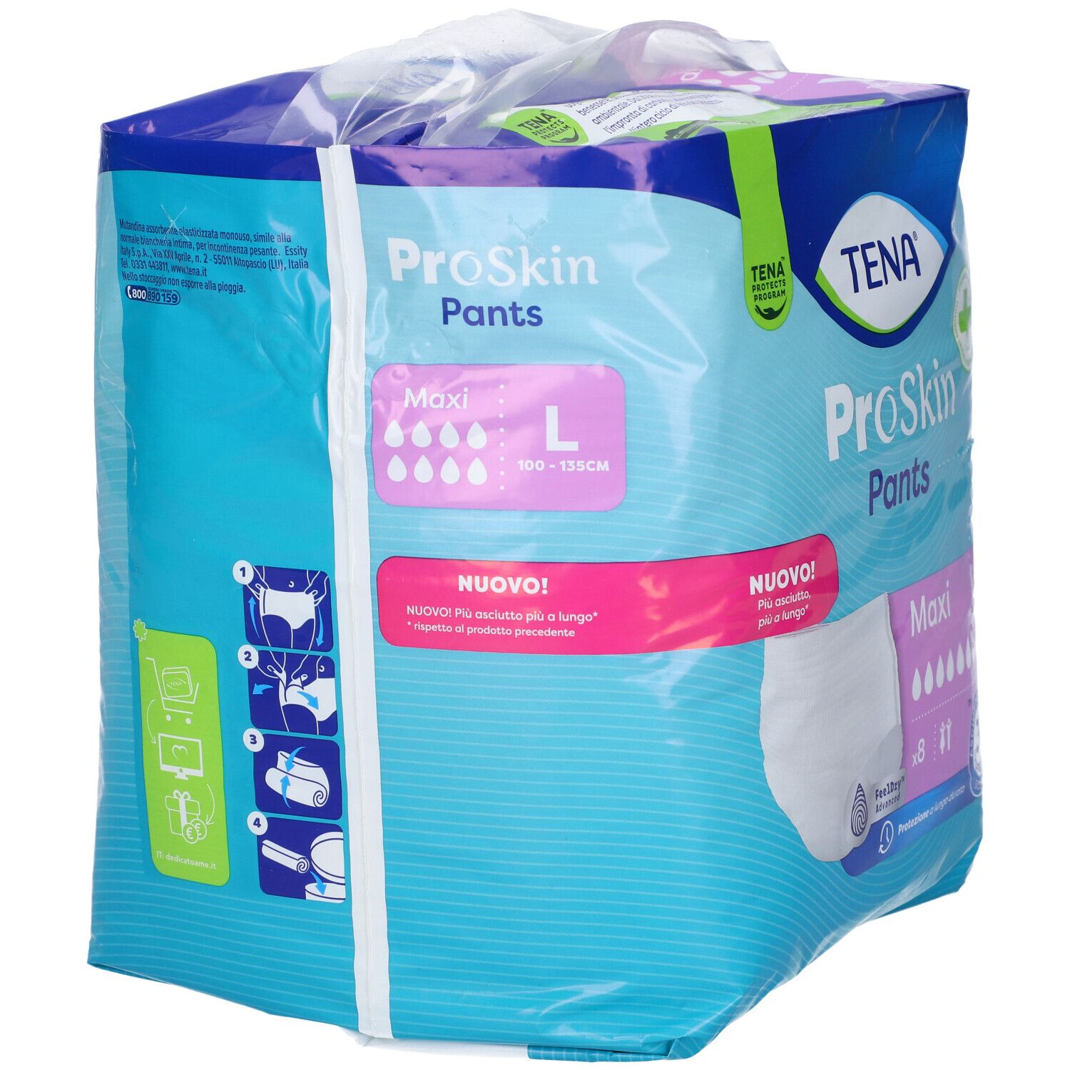 TENA ProSkin Pants Maxi Mutandine Assorbenti Incontinenza Misura L
