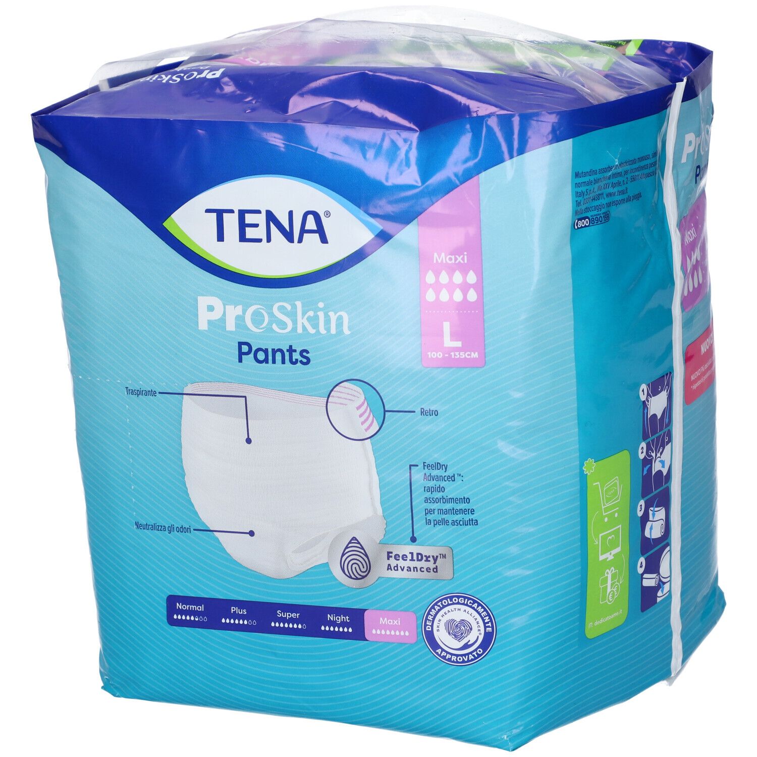 TENA ProSkin Pants Maxi Mutandine Assorbenti Incontinenza Misura L