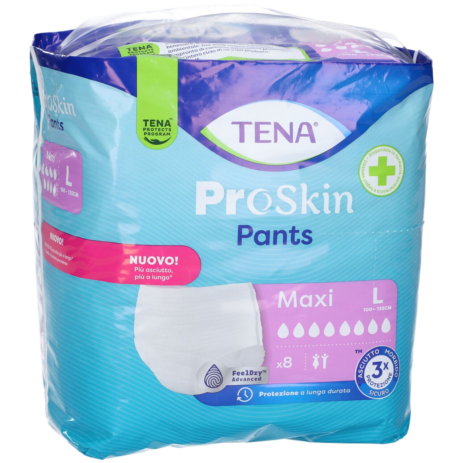 TENA ProSkin Pants Maxi Mutandine Assorbenti Incontinenza Misura L