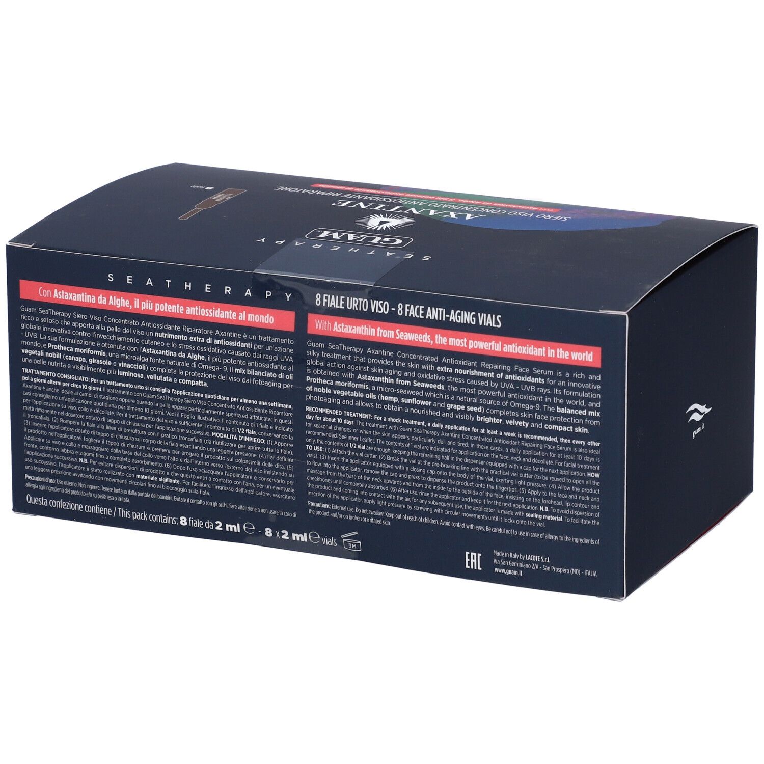 Guam Axantine Siero Viso Concentrato Antiossidante Riparatore - risparmia il 10% con il codice: Guam10