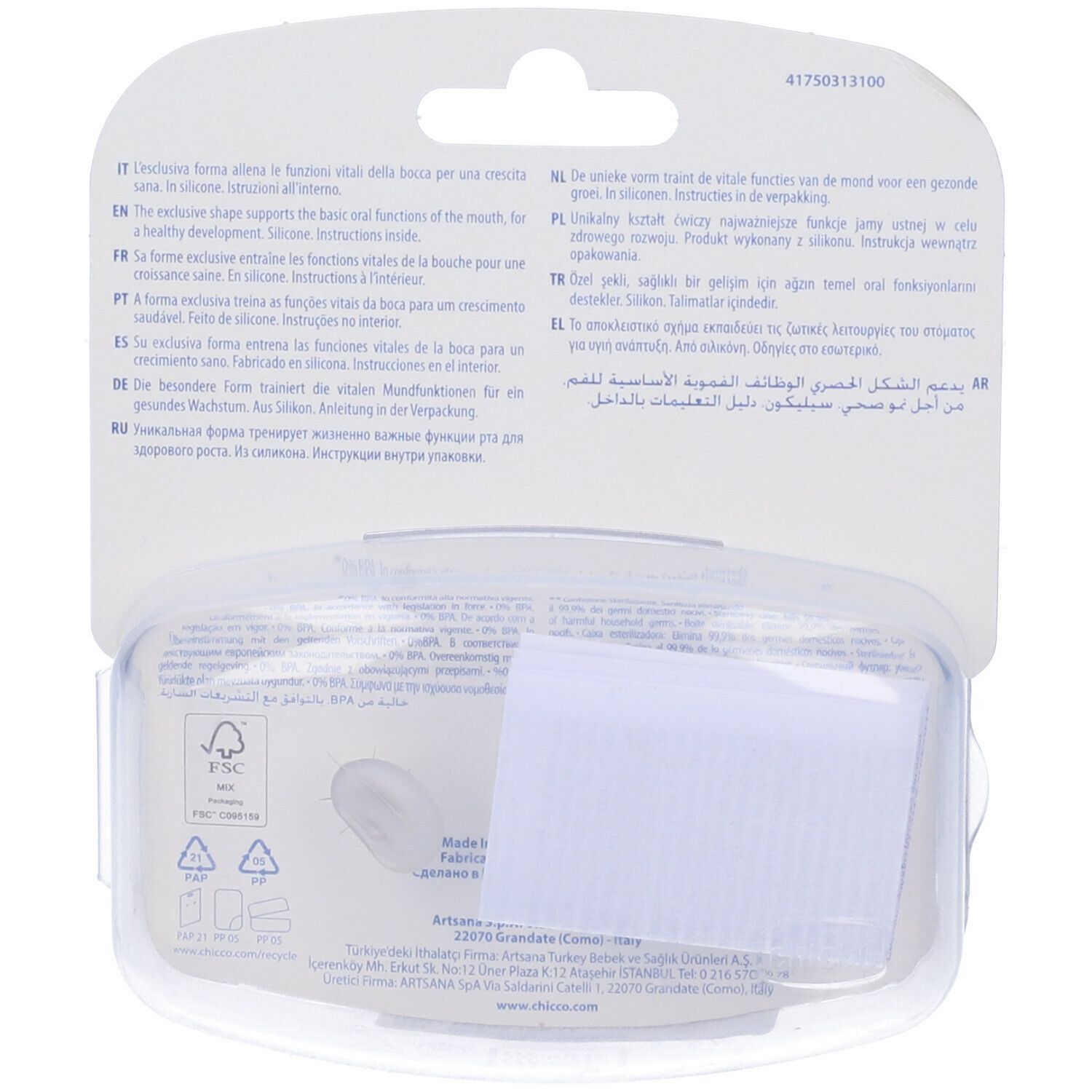 Chicco Succhietti Air Rosa Silicone 2-6 Mesi