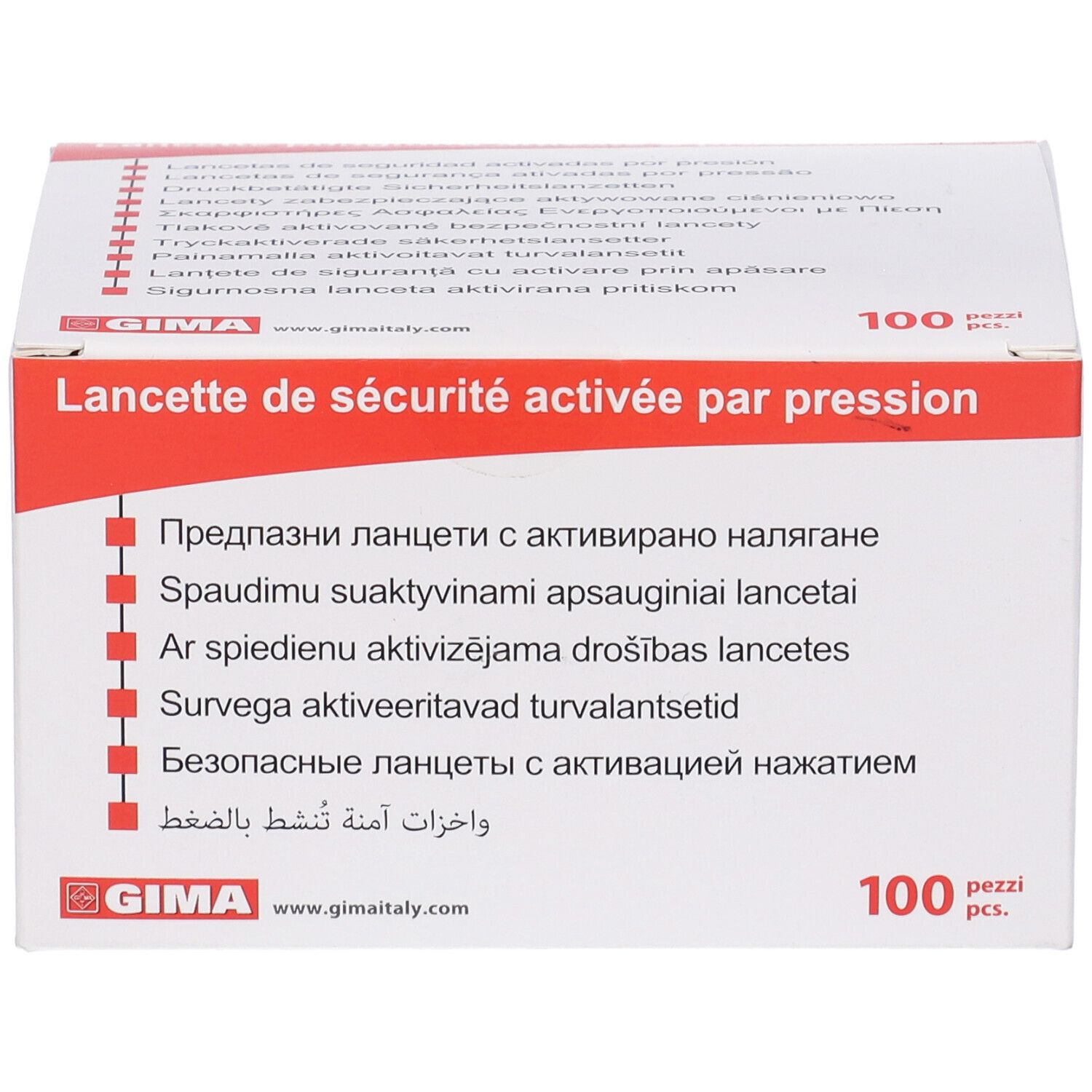 GIMA Lancette Automatiche Di Sicurezza Rotonde - Ago 23G