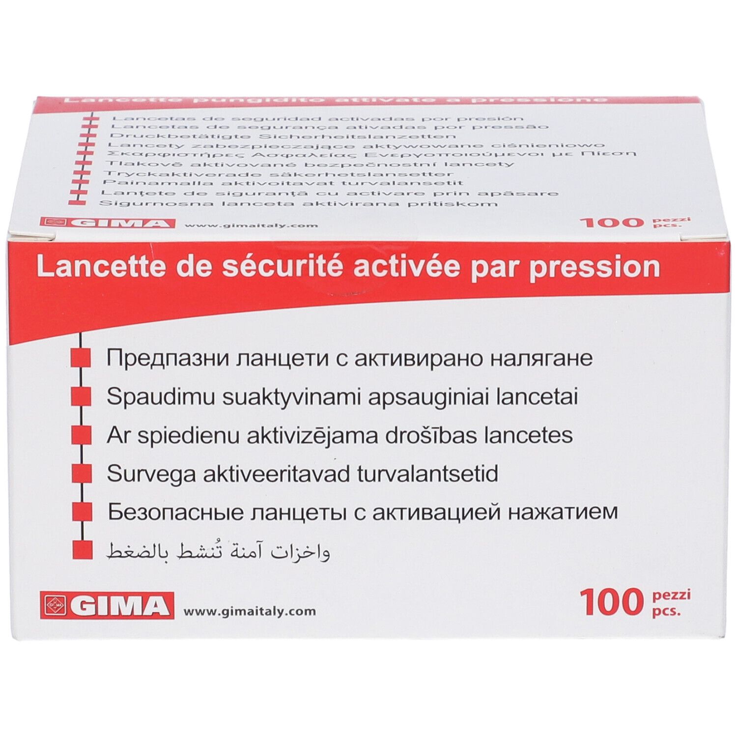GIMA Lancette Automatiche Di Sicurezza Rotonde - Ago 26G