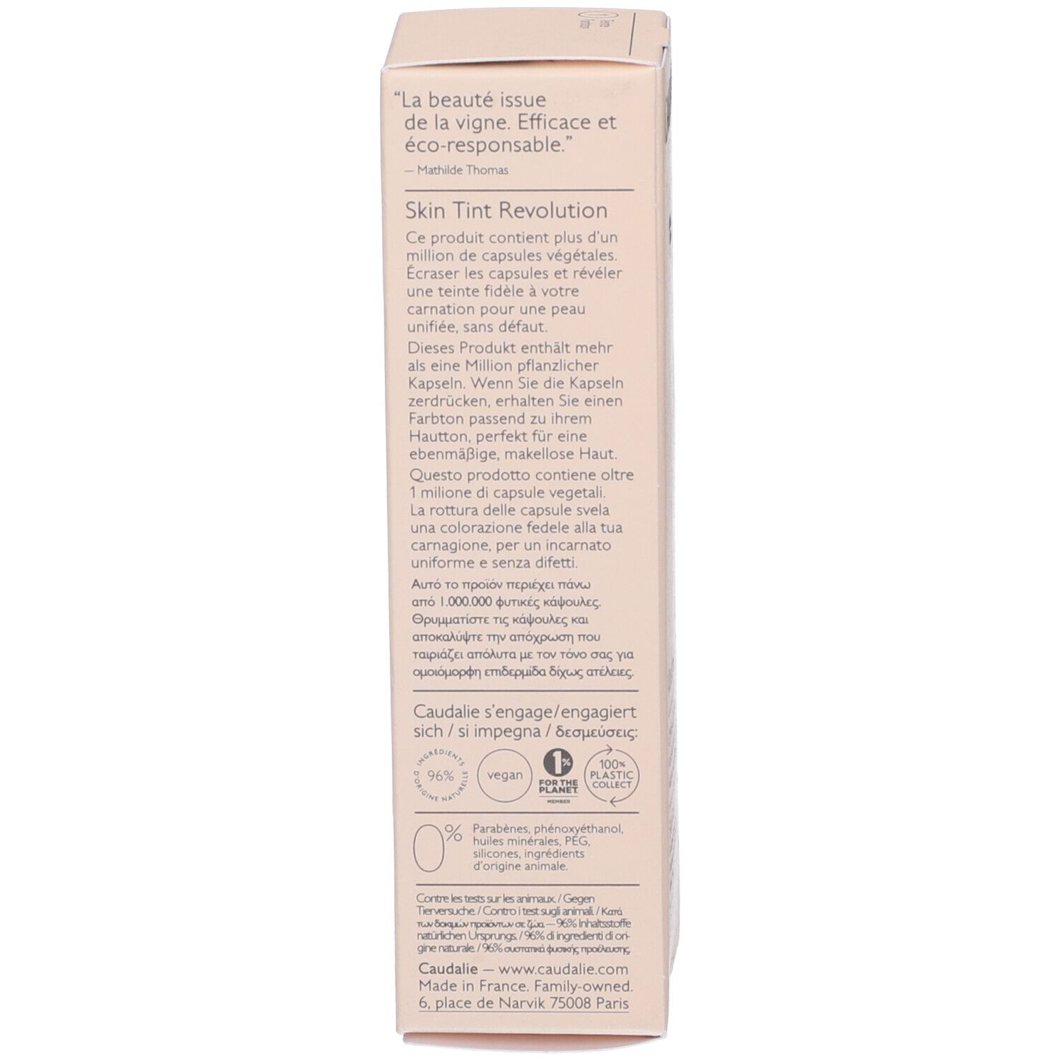 Caudalie Crema Colorata - Tonalità 1