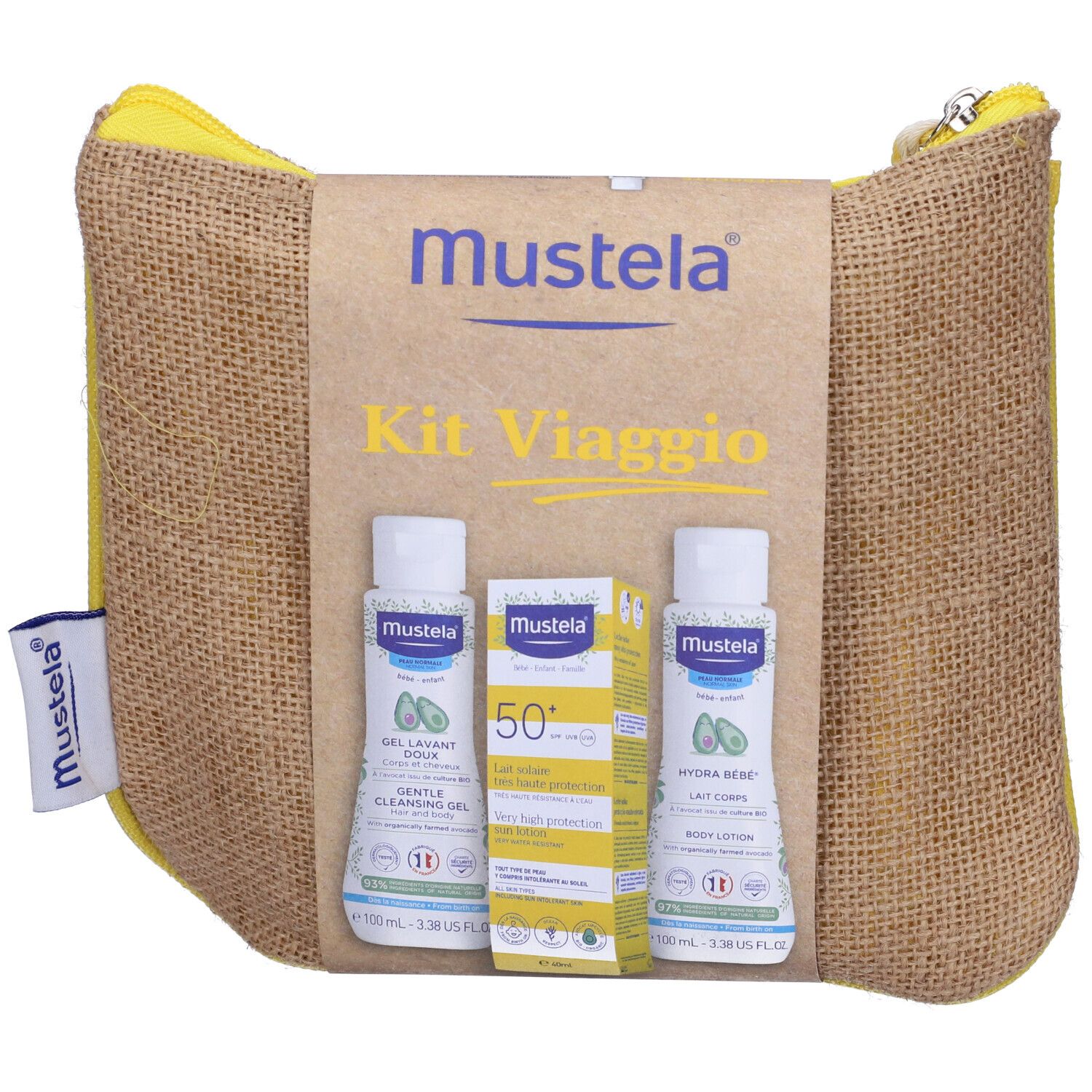 Mustela Kit Viaggio con Pochette in Omaggio