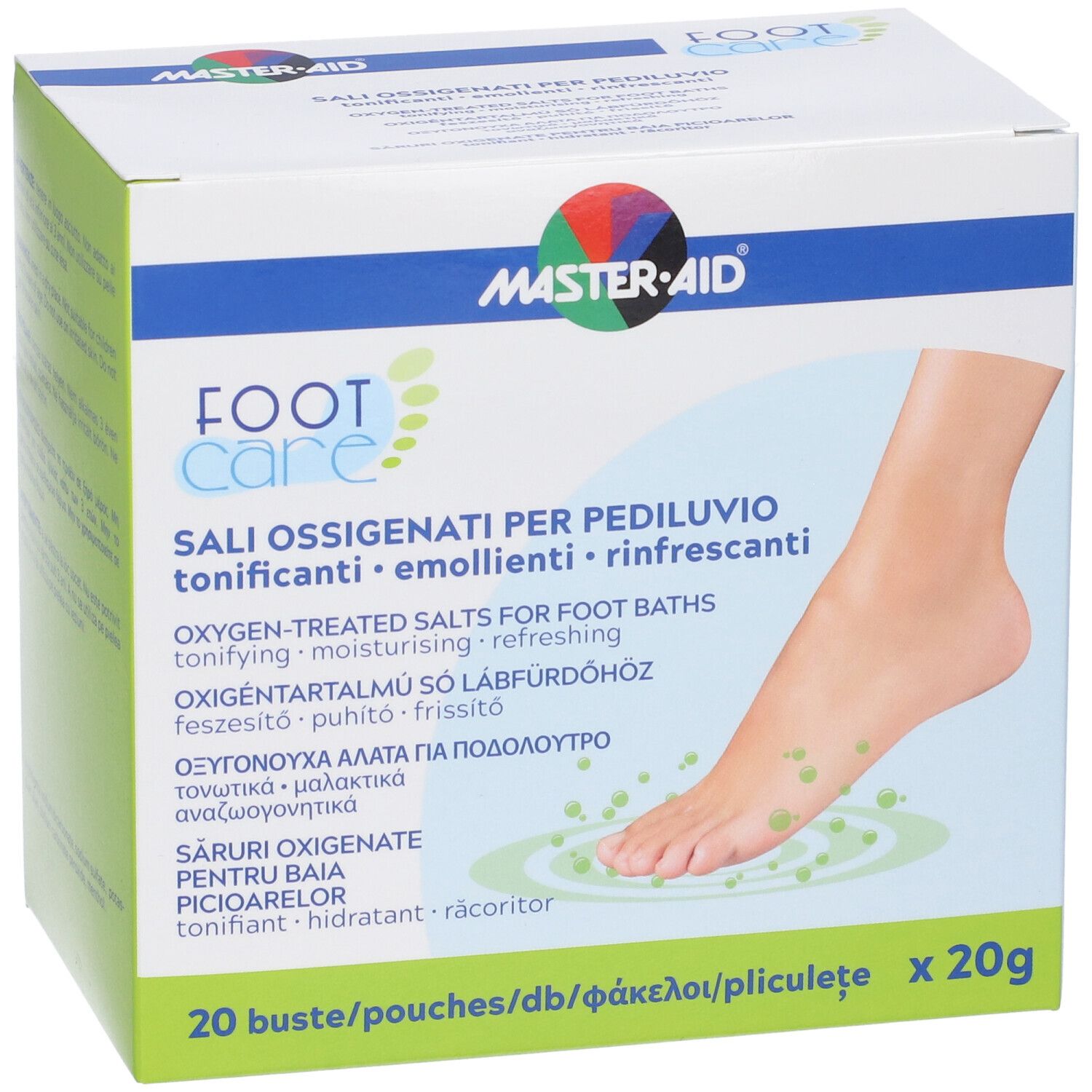 Master-aid Footcare Sali Ossigenati 20 Bustine Da 20 G