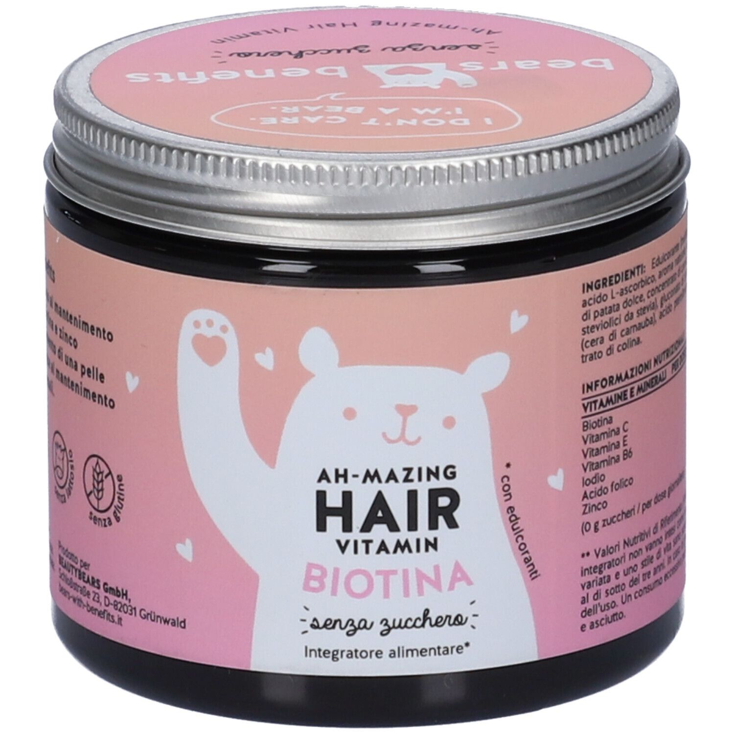 Ah-Mazing Hair Vitamins Mit Biotin Sugarfree 45 Caramelle Gommose