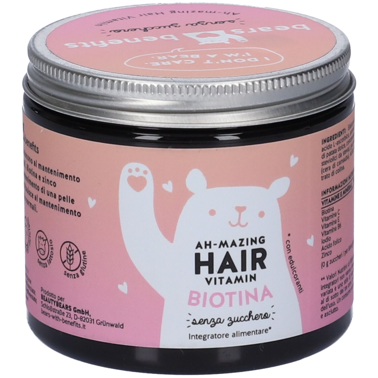 Ah-Mazing Hair Vitamins Mit Biotin Sugarfree 45 Caramelle Gommose