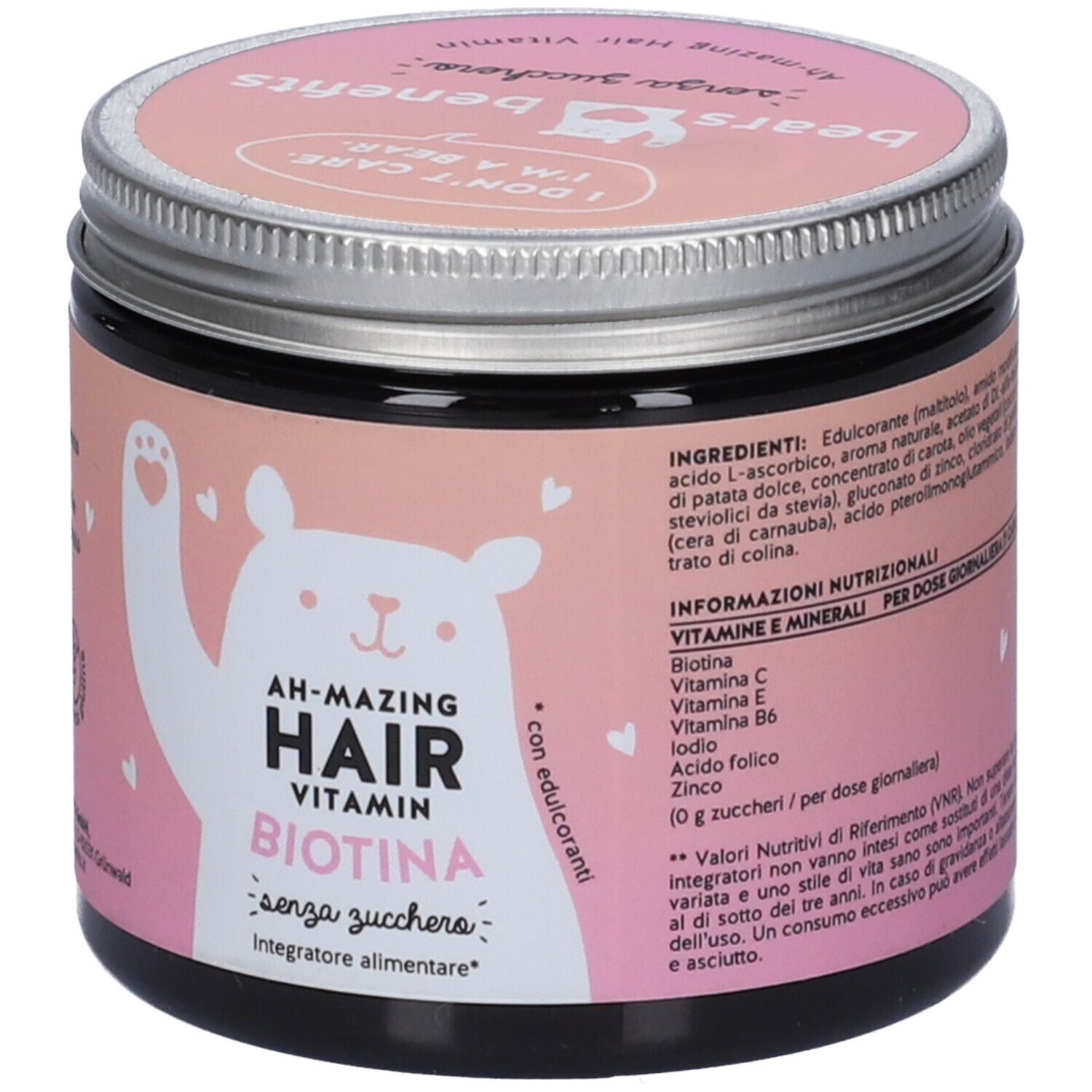 Ah-Mazing Hair Vitamins Mit Biotin Sugarfree 45 Caramelle Gommose