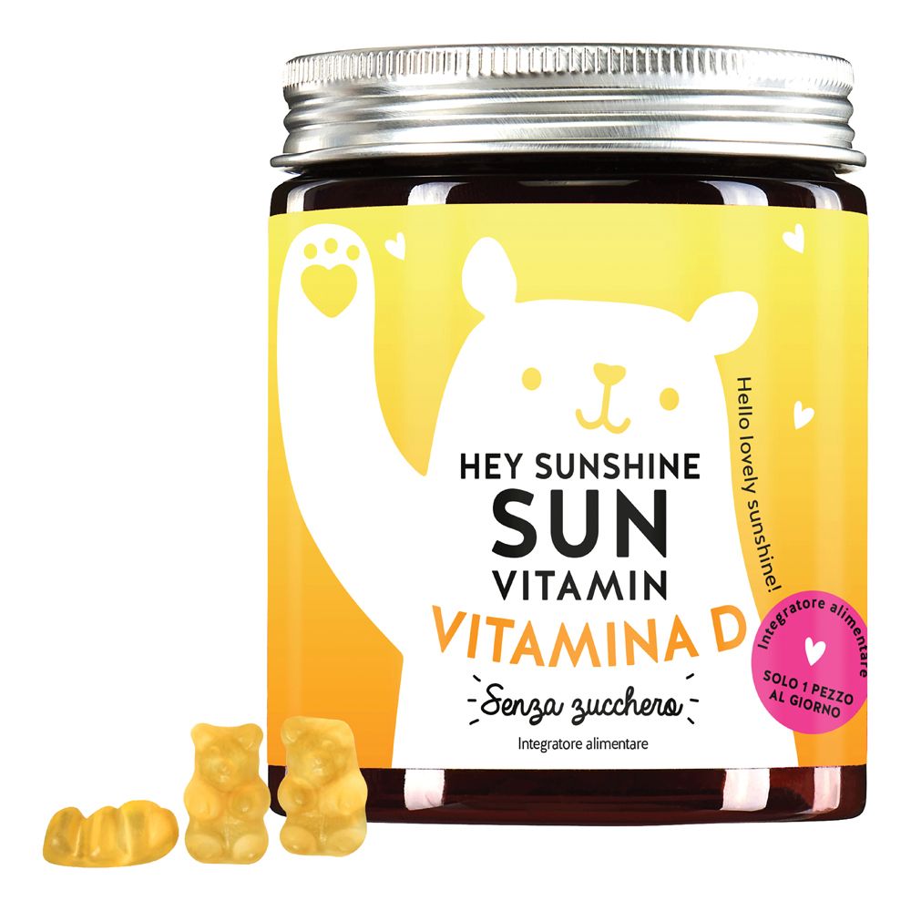 Hey Sunshine Sun Vitamins Mit D3 Sugarfree 45 Caramelle Gommose