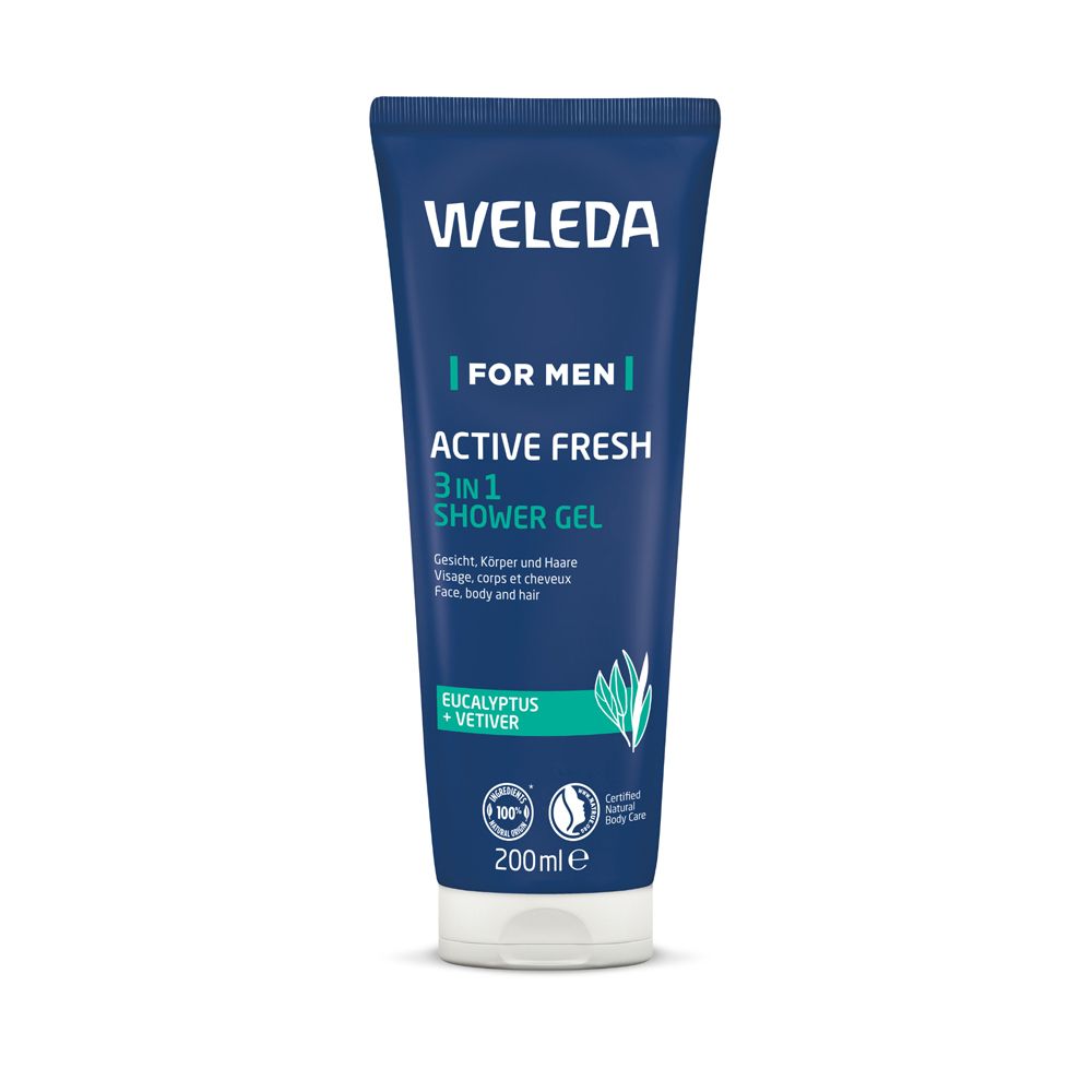 WELEDA Doccia For Men Active Fresh Doccia 3in1