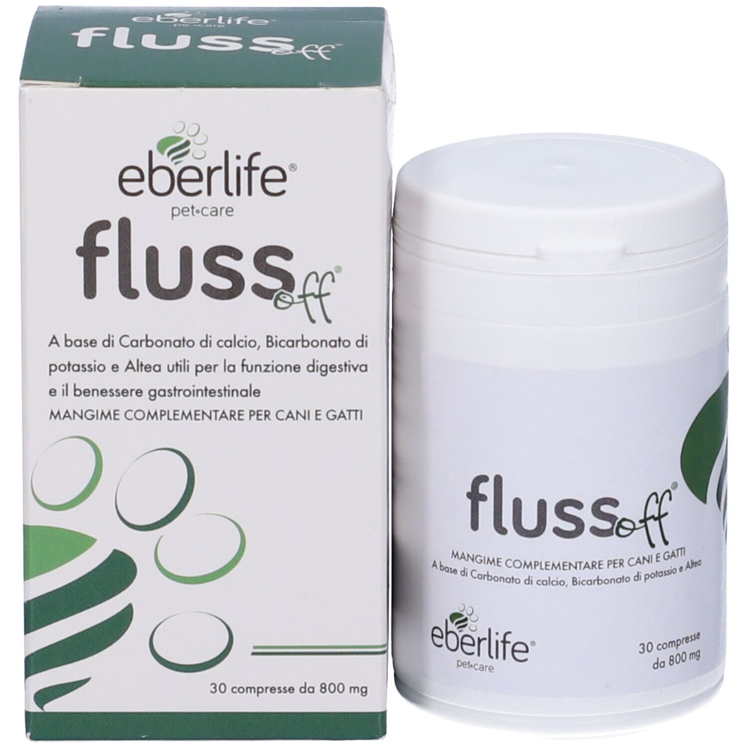 Eberlife Fluss Off Compresse per Cani e Gatti
