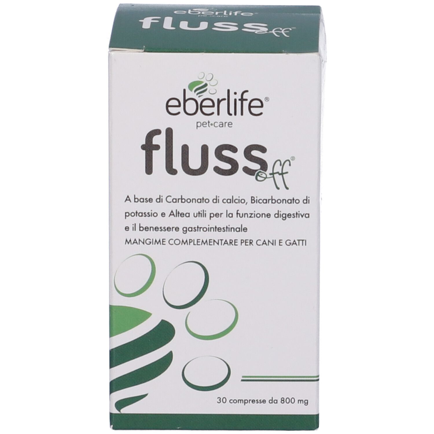 Eberlife Fluss Off Compresse per Cani e Gatti