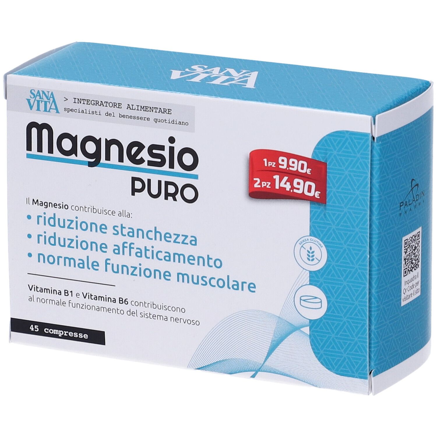 Sanavita Magnesio Puro 45 Compresse