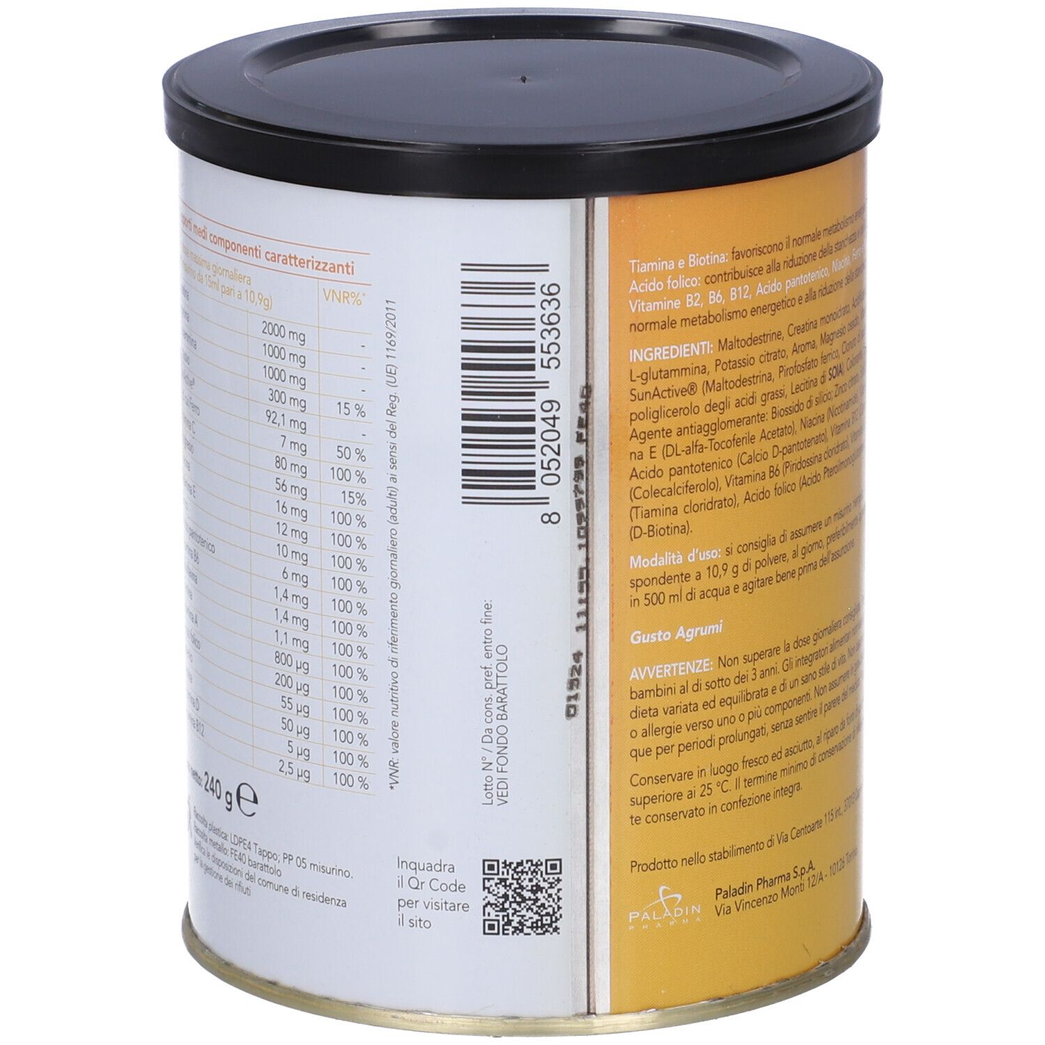 Vitality Astenase Gusto Agrumi Polvere