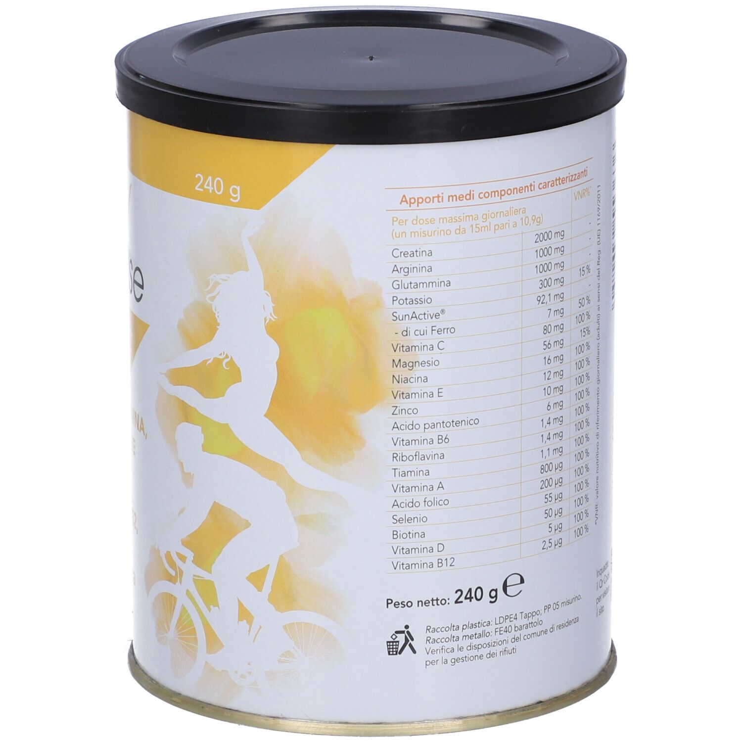 Vitality Astenase Gusto Agrumi Polvere