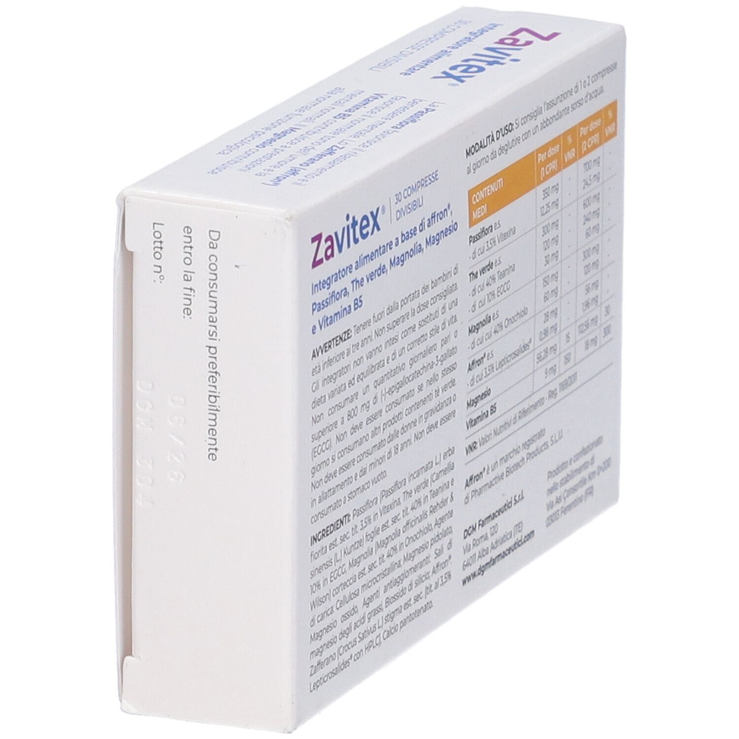 Zavitex 30 Compresse Divisibili