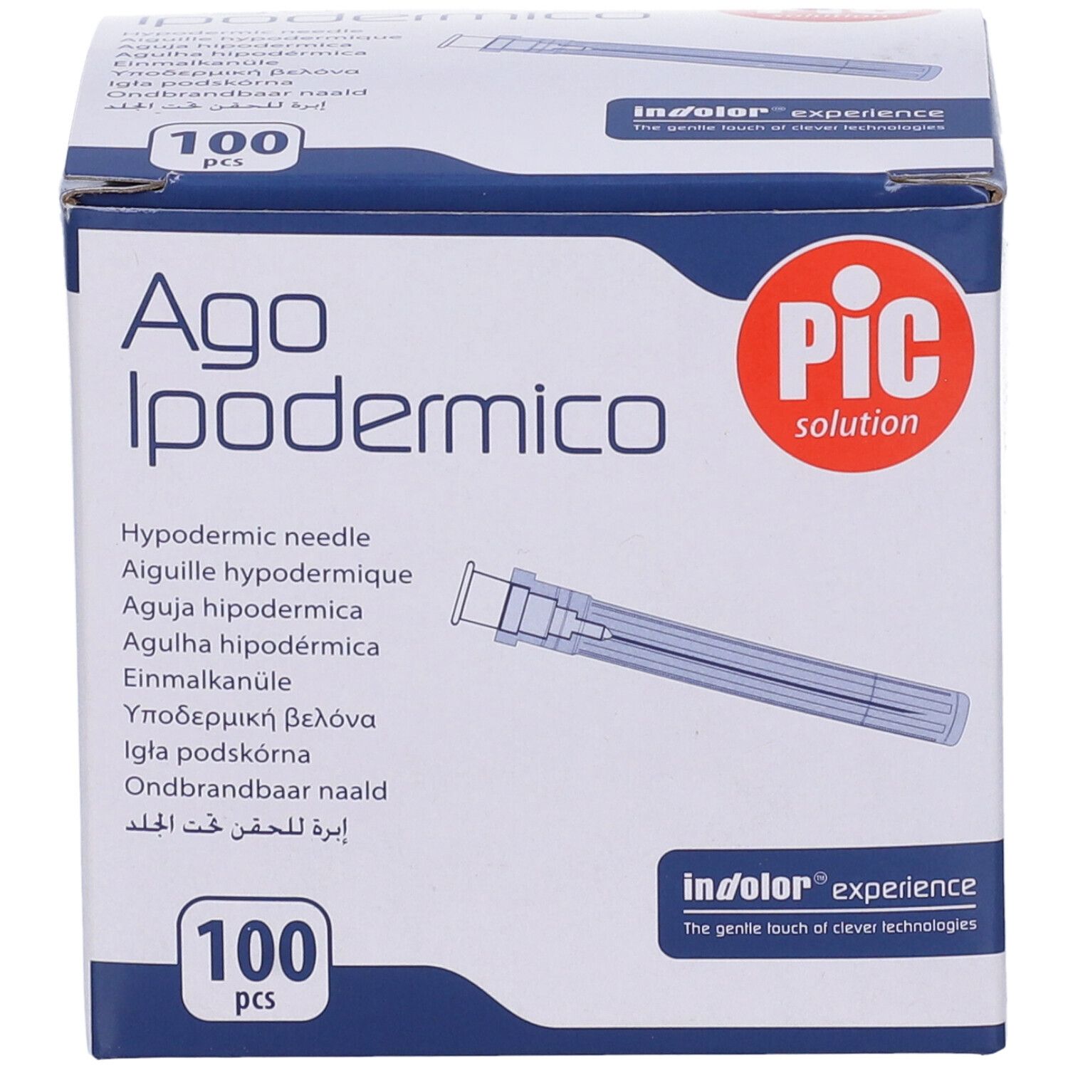 PIC Ago Ipodermico Monouso Gauge 30 1/2 - 100 Pezzi