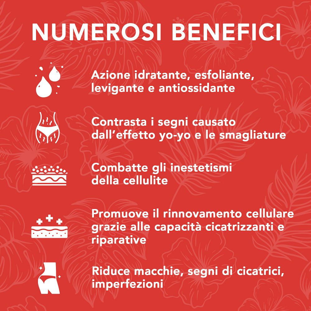 Siero Colours of Life: elenco dei benefici idratante, esfoliante, levigante e antiossidante.
