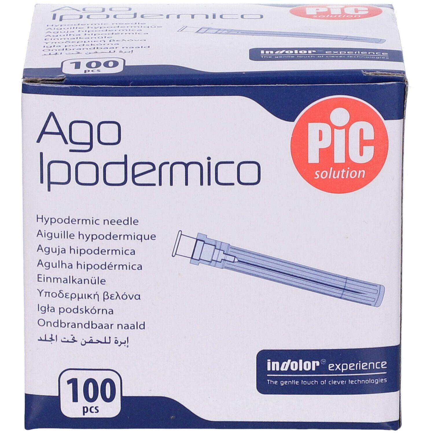 PIC Ago Ipodermico Monouso Gauge 20 1 1/2 - 100 Pezzi