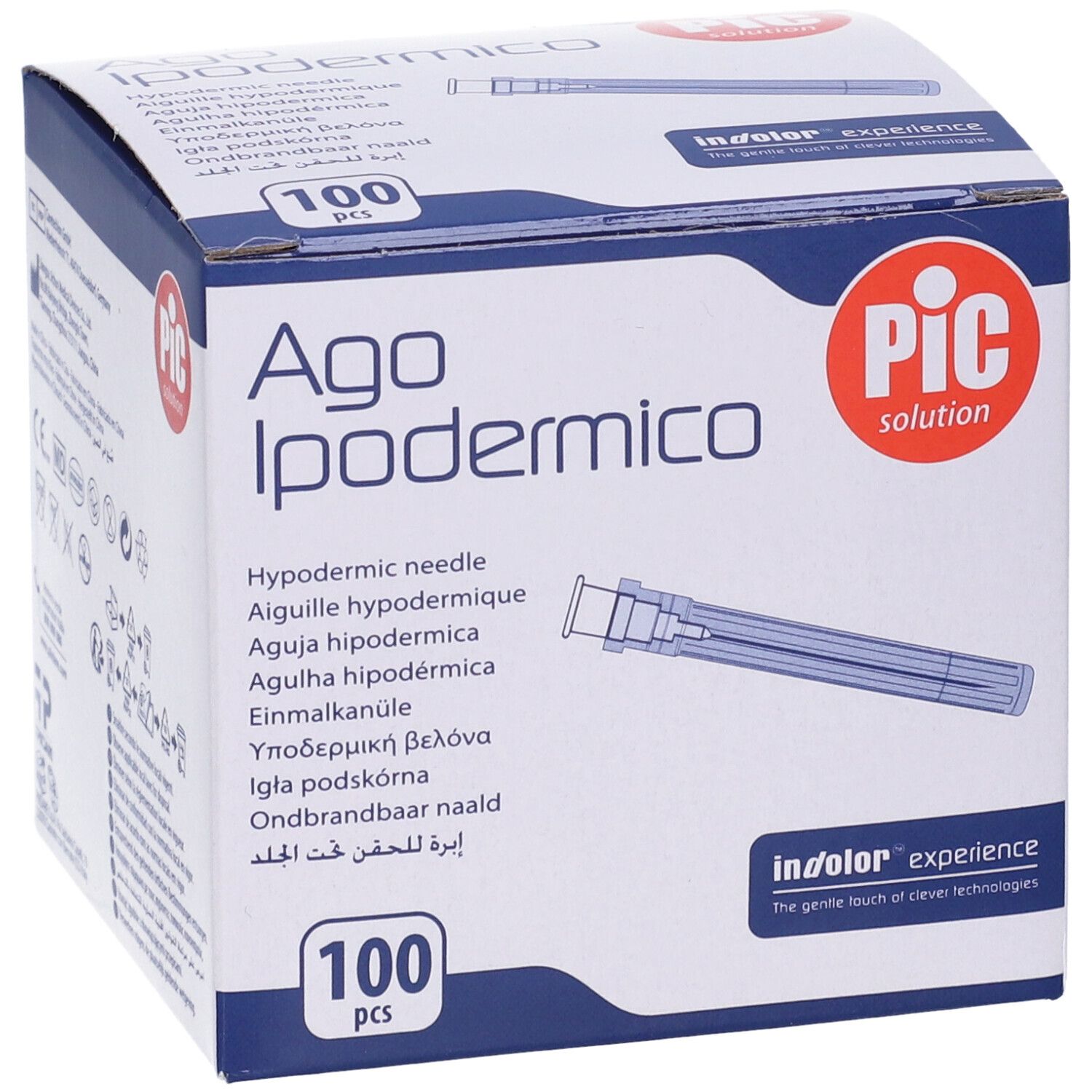 PIC Ago Ipodermico Monouso Gauge 20 1 - 100 Pezzi