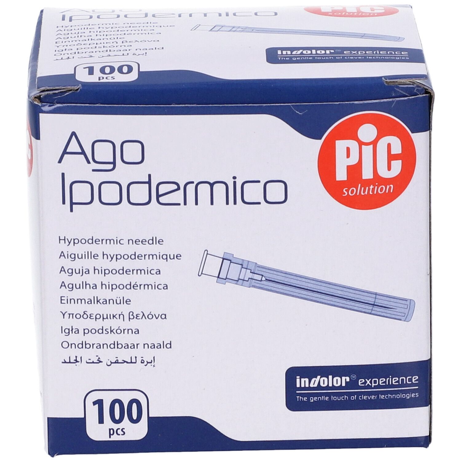 PIC Ago Ipodermico Monouso Gauge 21 1 - 100 Pezzi