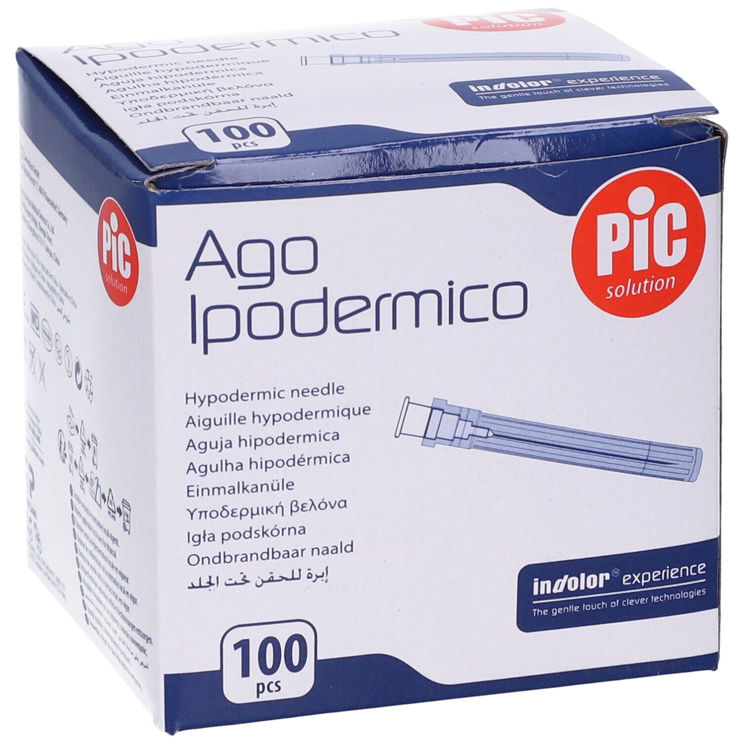 PIC Ago Ipodermico Monouso Gauge 21 1 - 100 Pezzi