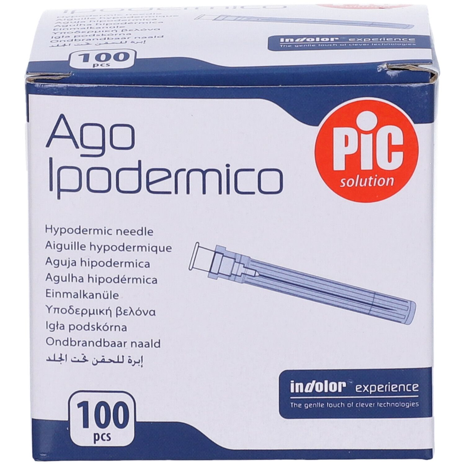 PIC Ago Ipodermico Monouso Gauge 27 1/2 - 100 Pezzi