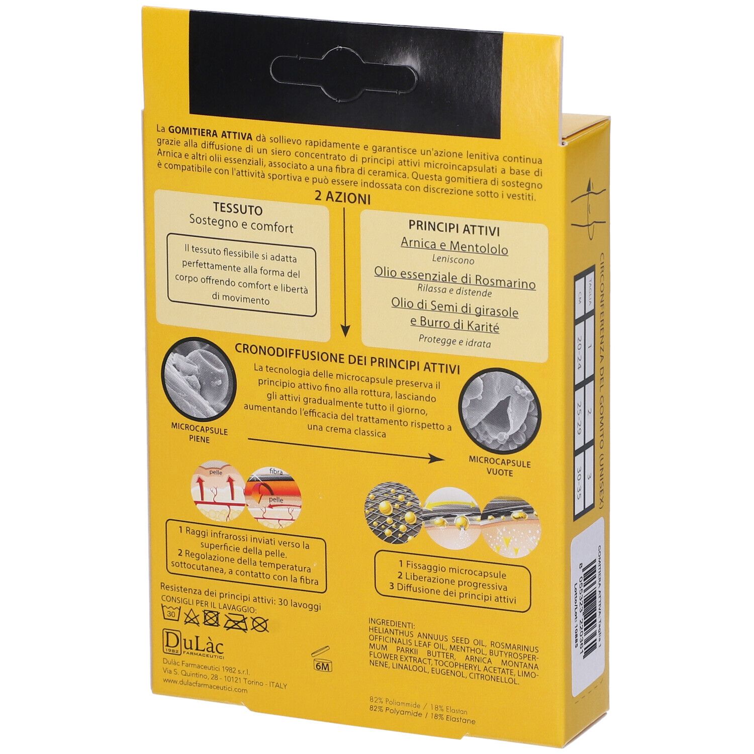 Dulàc Arnica 98 Gomitiera Attiva - Taglia 1