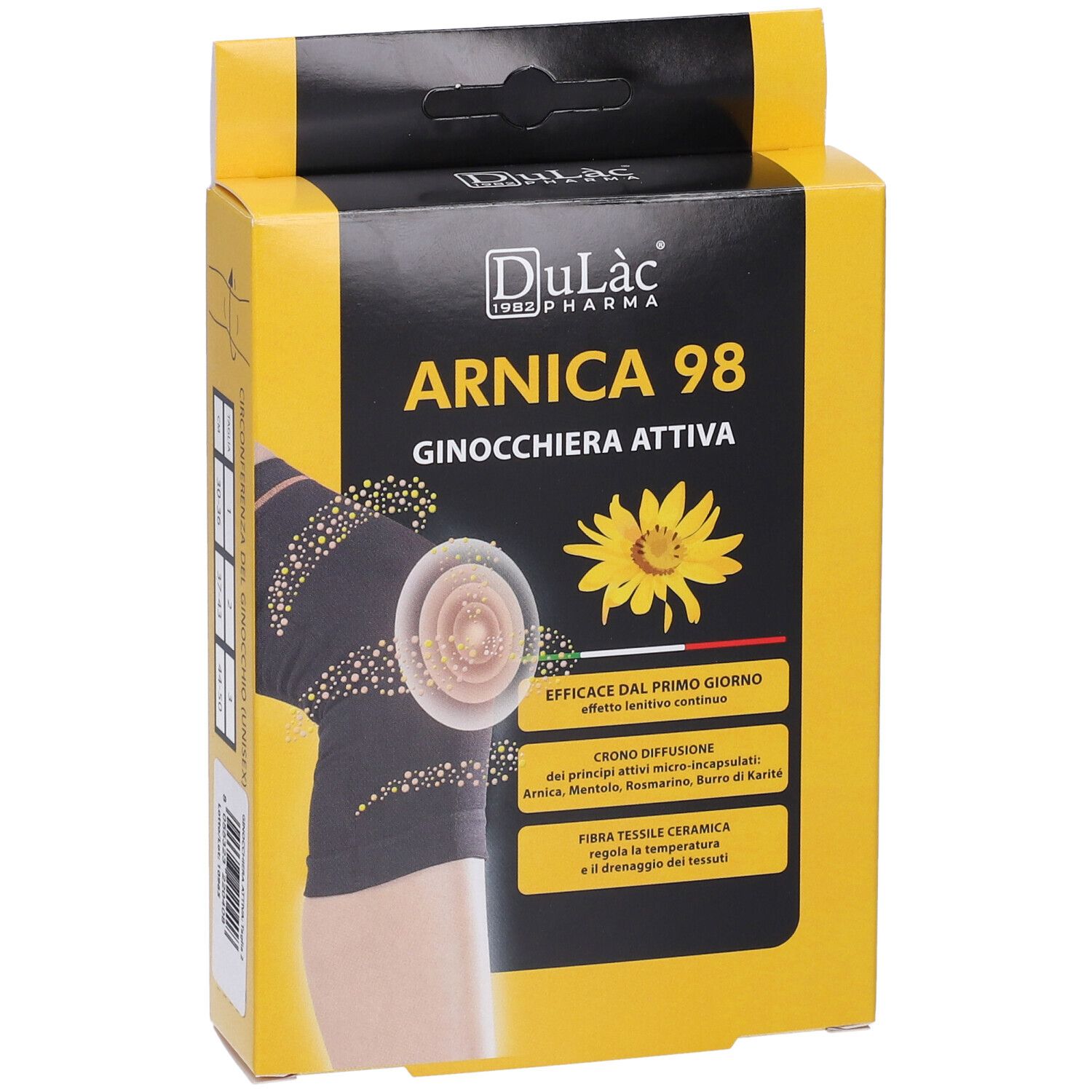 Dulàc Arnica 98 Ginocchiera Attiva - Taglia 2