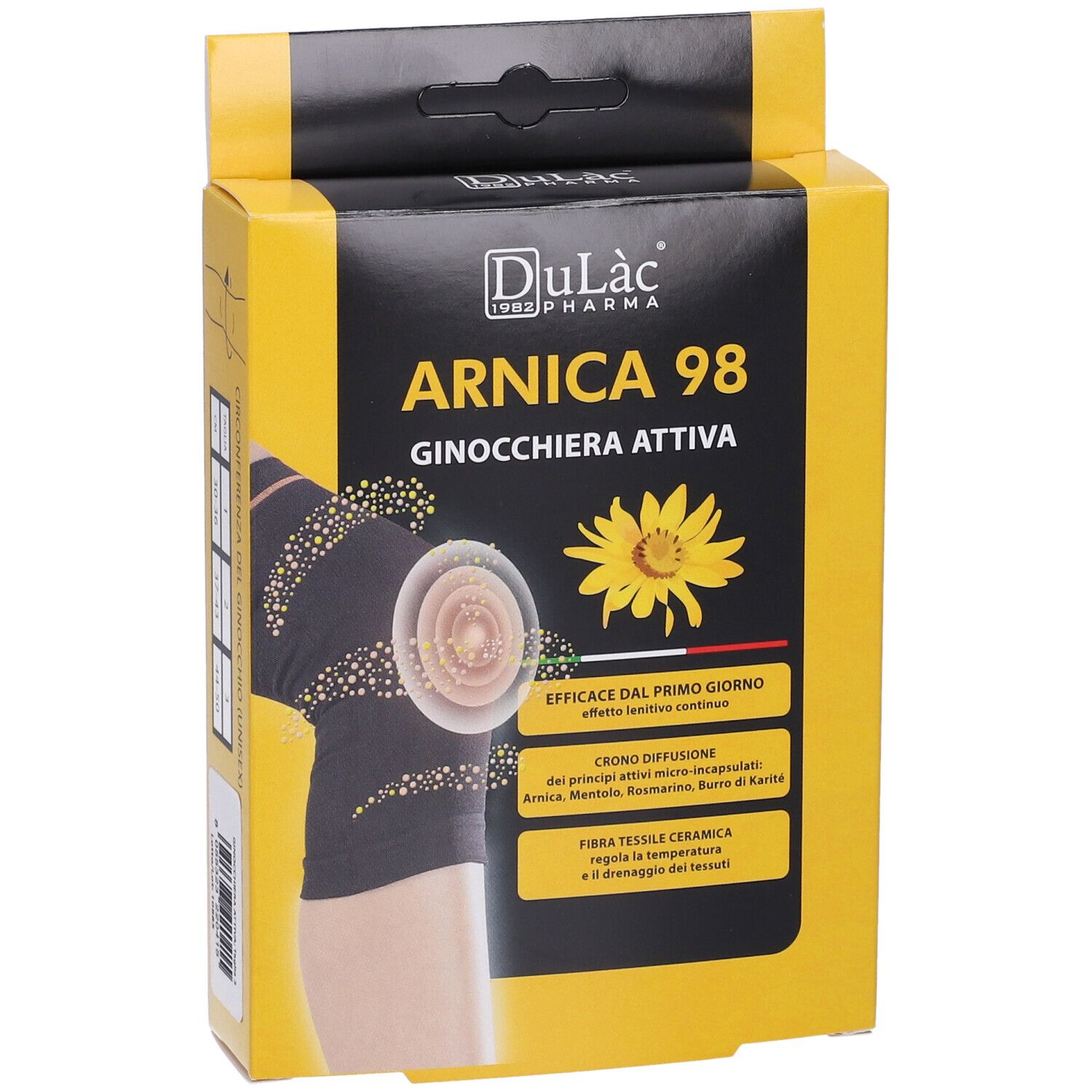 Dulàc Arnica 98 Ginocchiera Attiva - Taglia 3