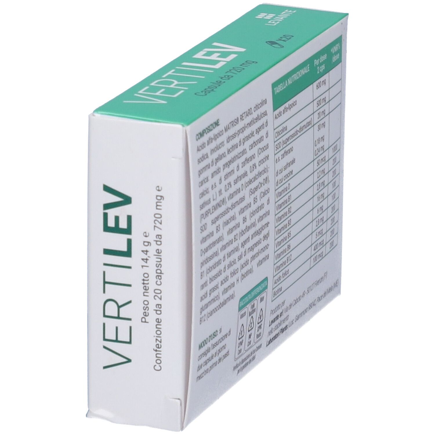 Vertilev 20 Compresse