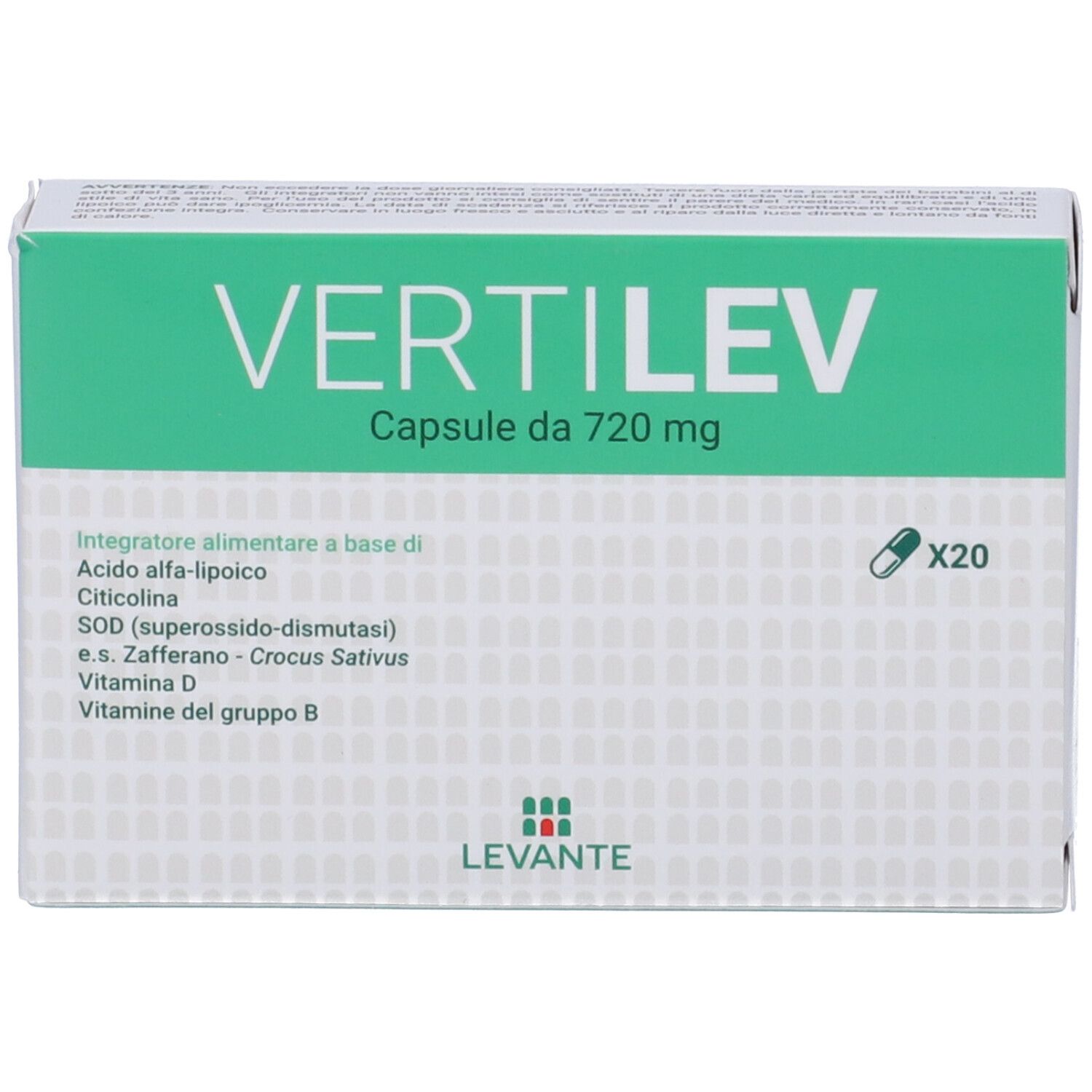 Vertilev 20 Compresse