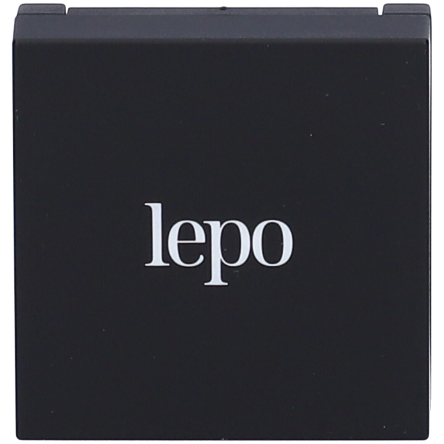 Contenitore nero chiuso con logo LEPO. Testo bianco su sfondo nero.