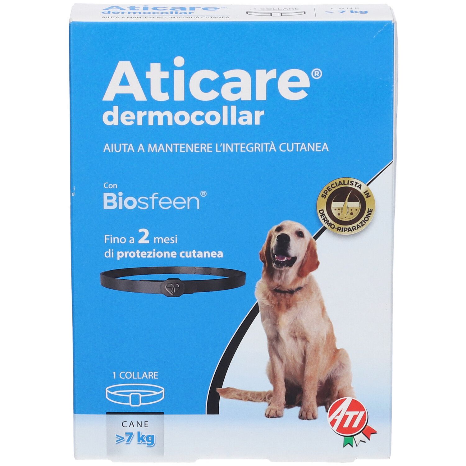 Aticare Dermocollar Cani Con Peso Superiore A 7 Kg