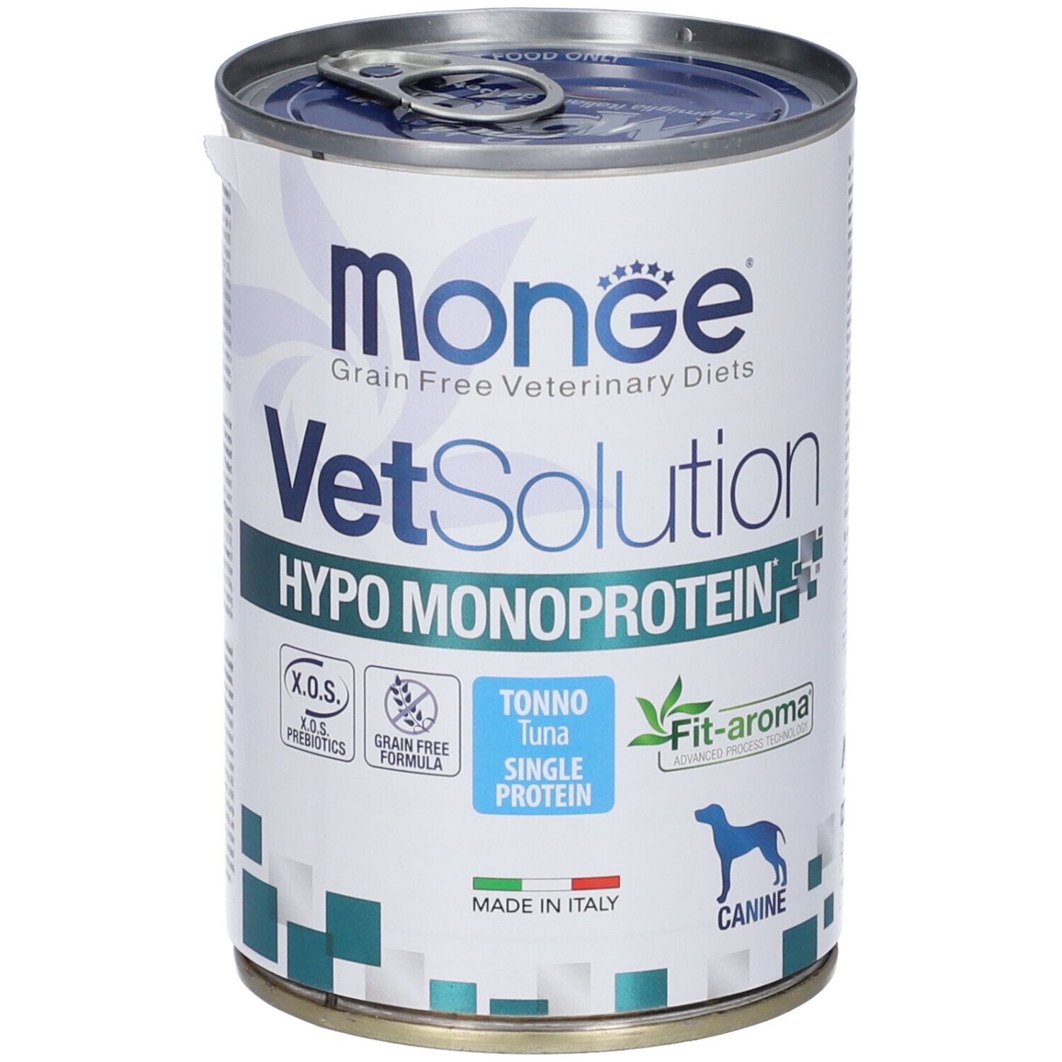 Monge Vetsolution Hypo Monoprotein Tonno Cani