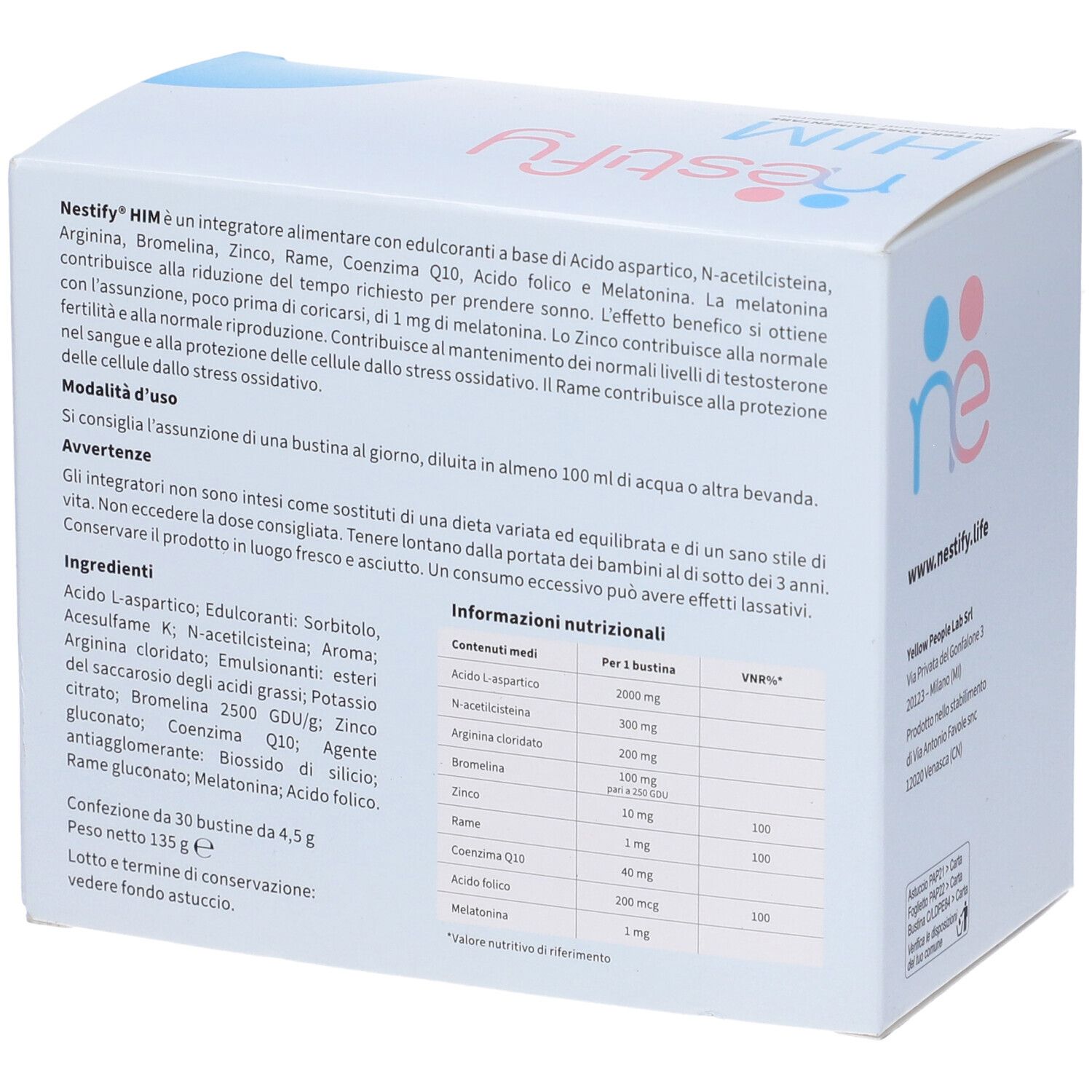 Nestify Him 30 Bustine