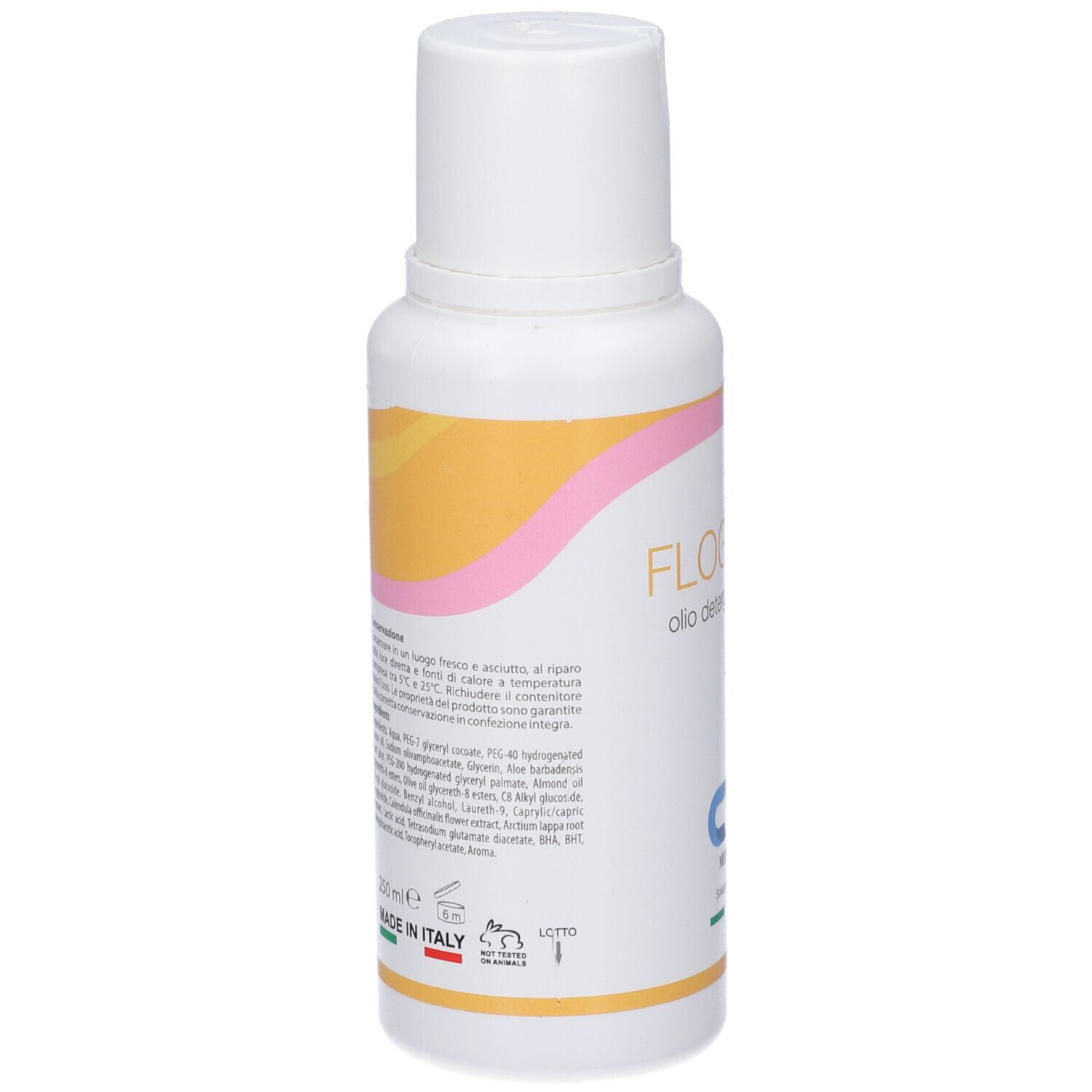 Flores olio per il corpo, 100ml. Olio corpo con olio di mandorle.