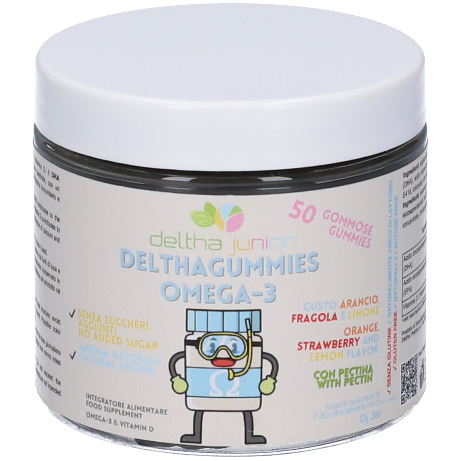 Deltha Junior Delthagummies Omega-3 Caramelle