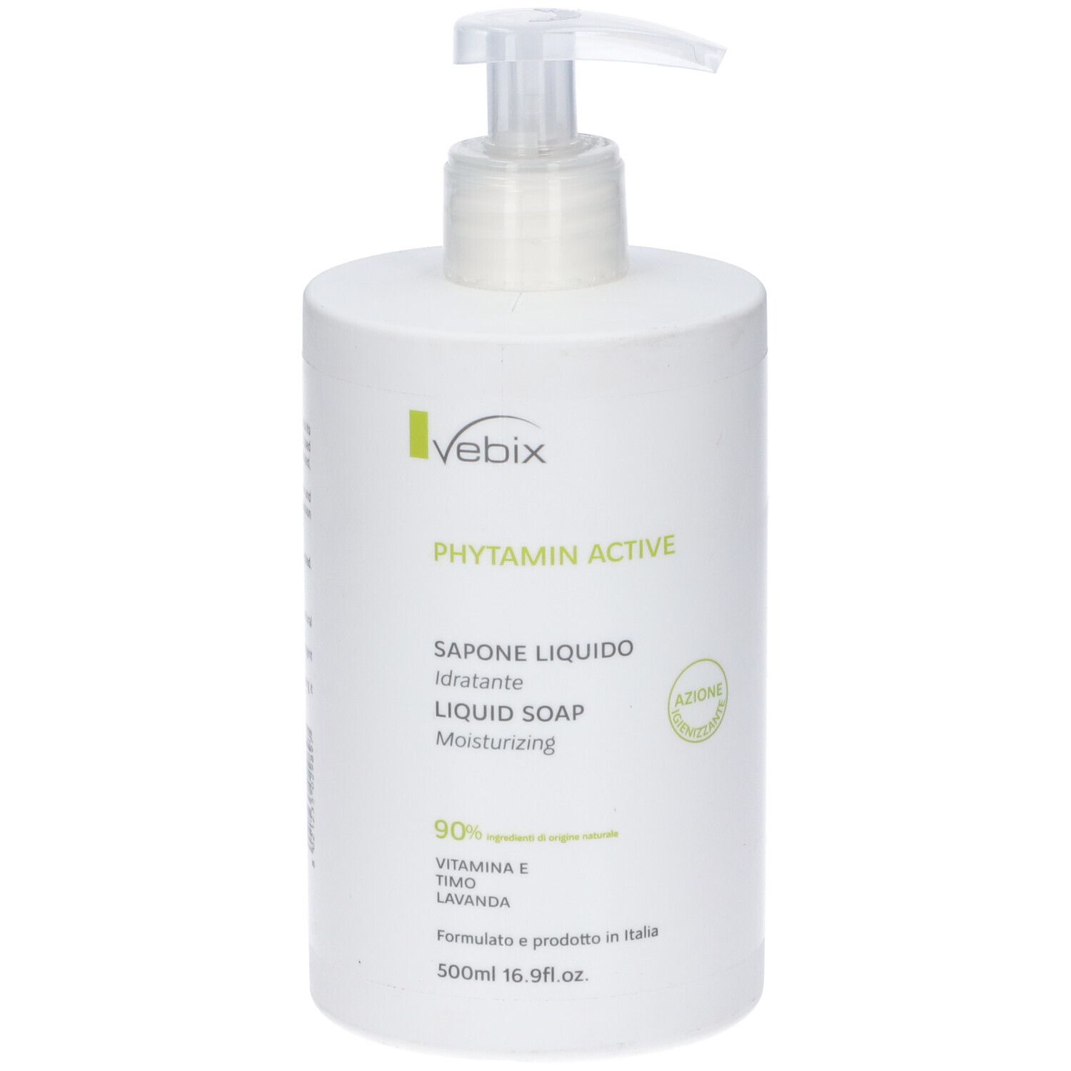 Vebix Phytamin Active Sapone Liquido Idratante 500 Ml