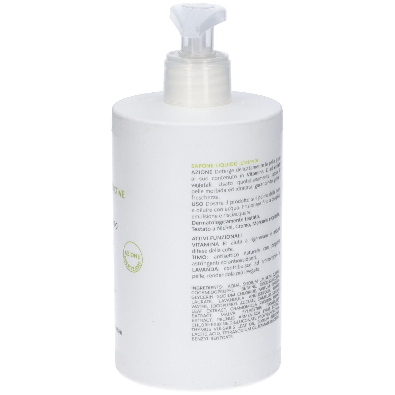 Vebix Phytamin Active Sapone Liquido Idratante 500 Ml